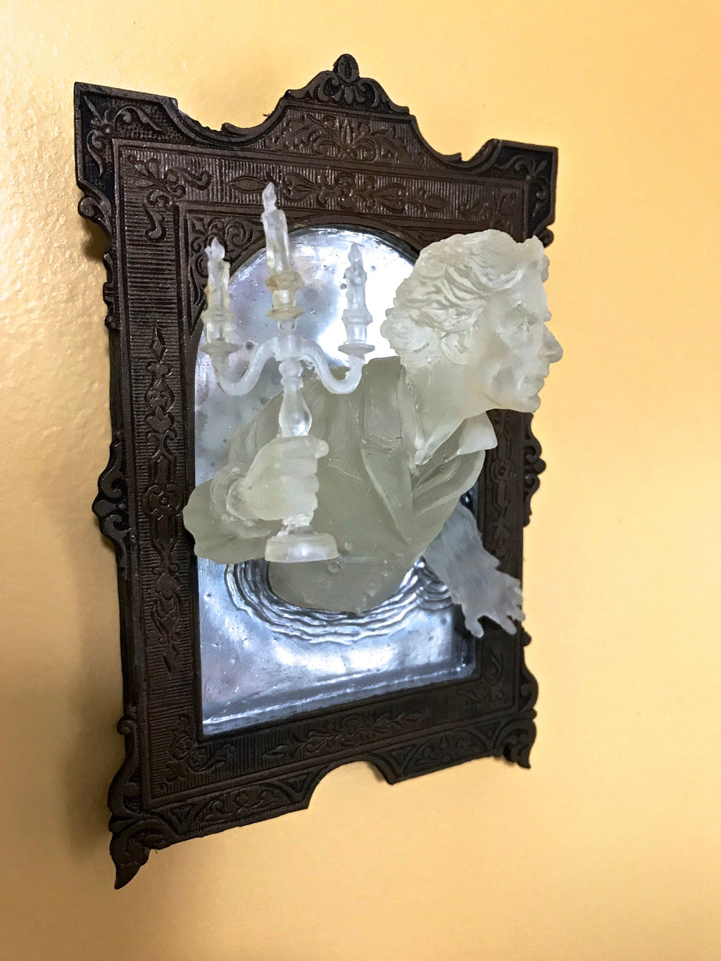 Gentleman Ghost in the Mirror Wall Plaque — Glow in the Dark