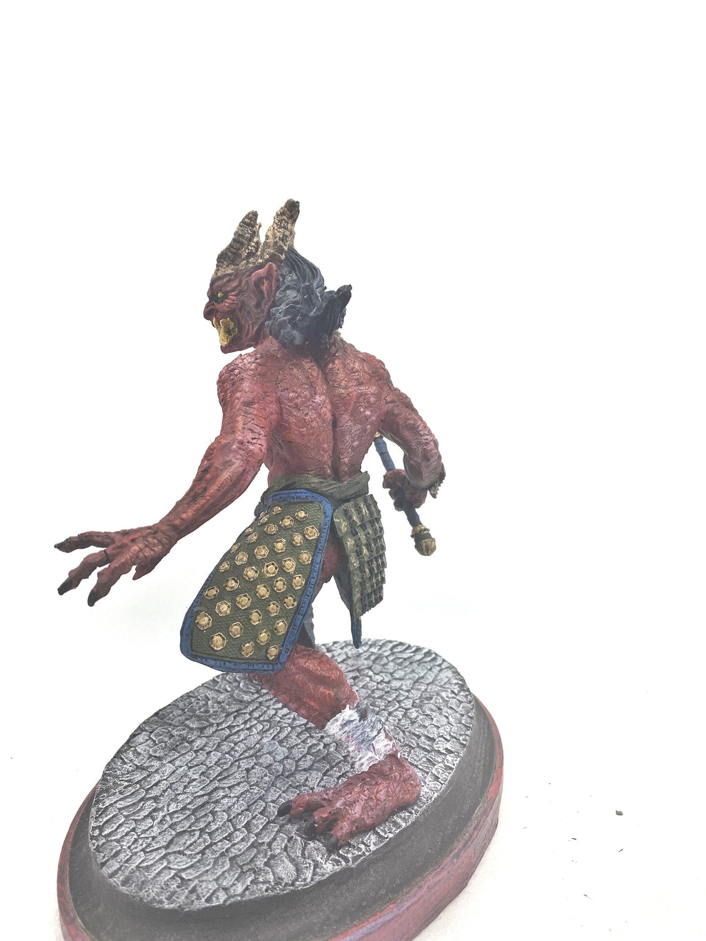Oni Statue — Full Color Red