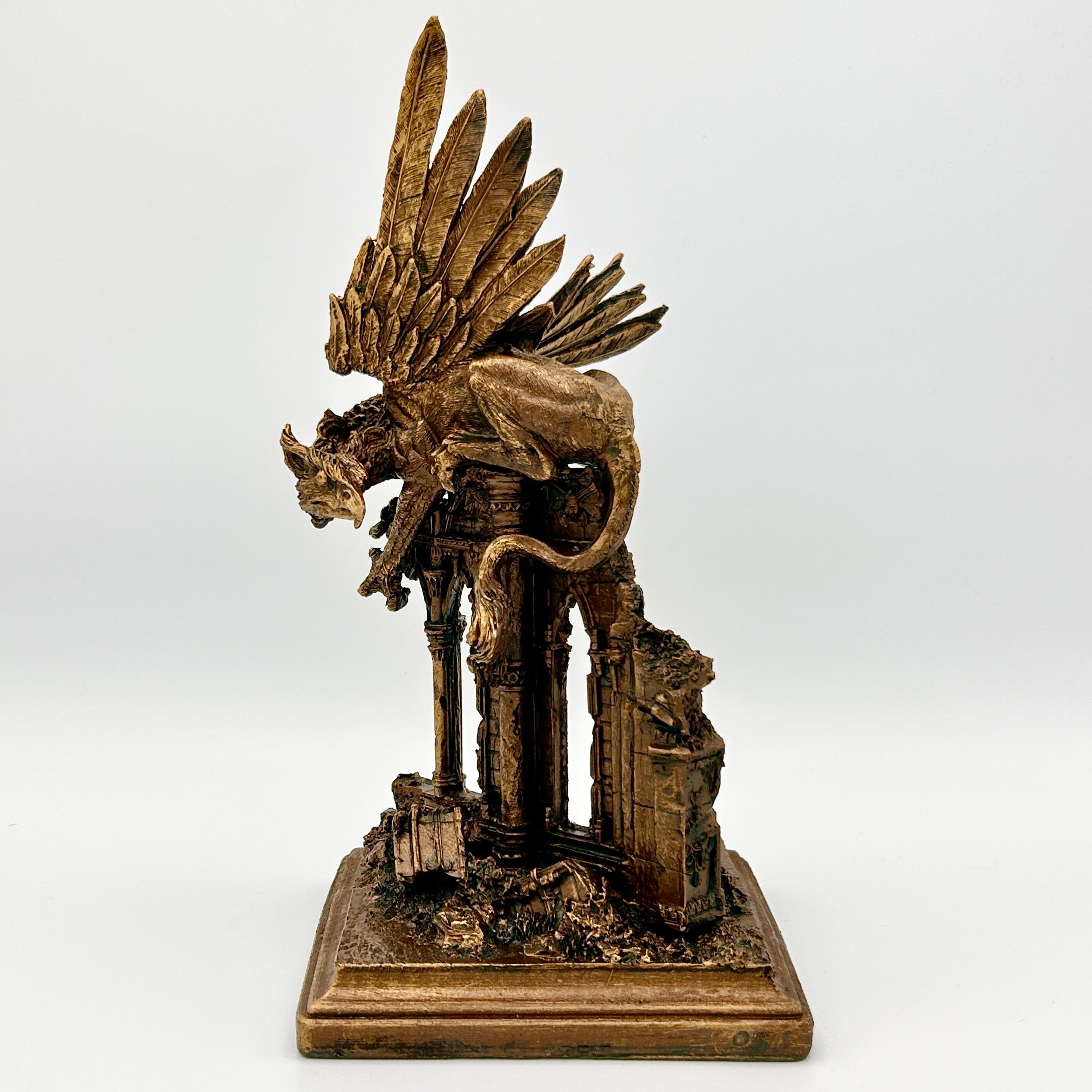 Griffin Statue — Bronze Finish
