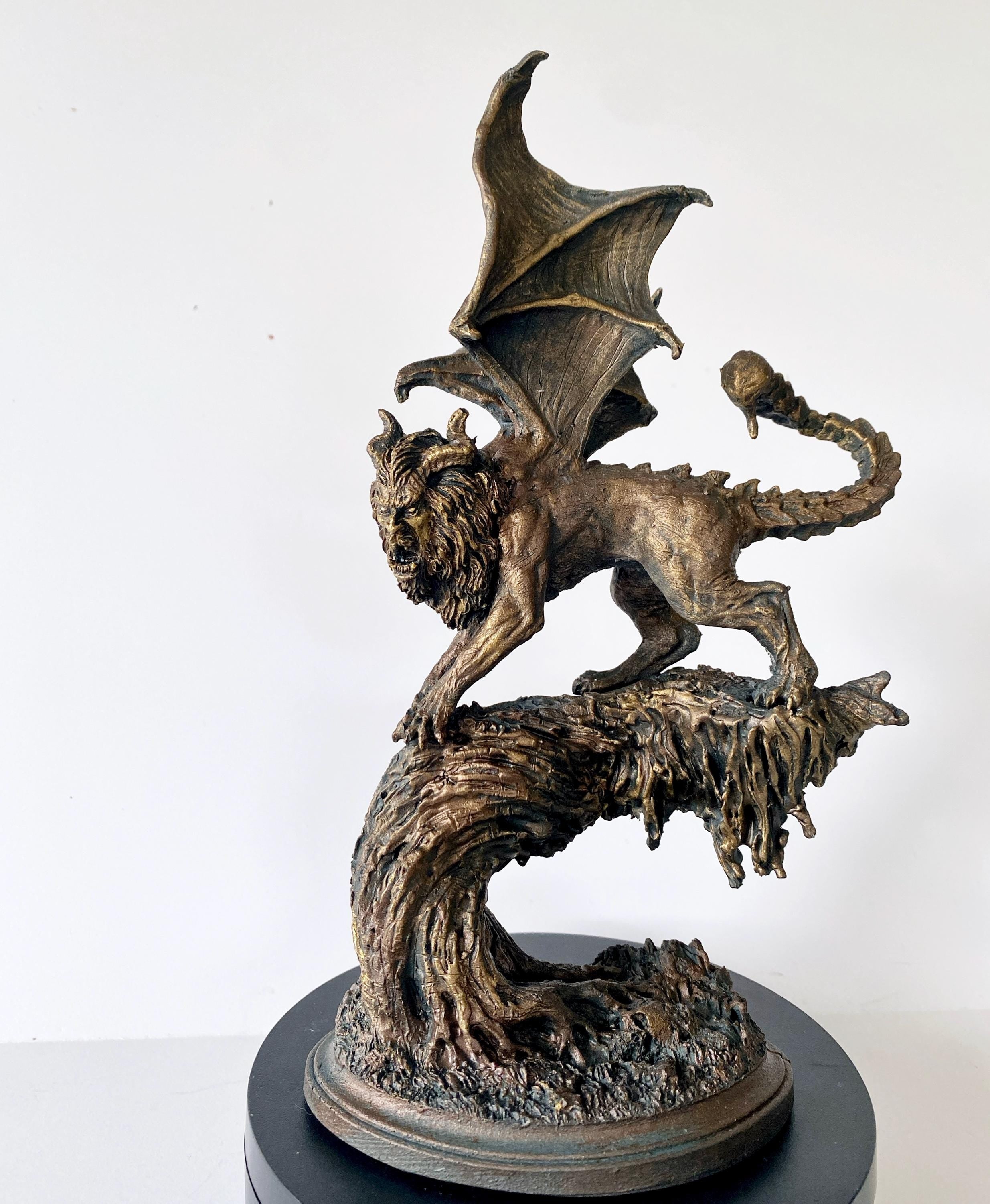 Manticore Hand-Painted Resin Figurine