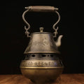 Antique Charcoal Stove, Copper Teapot & Warm Wine Pot Collection