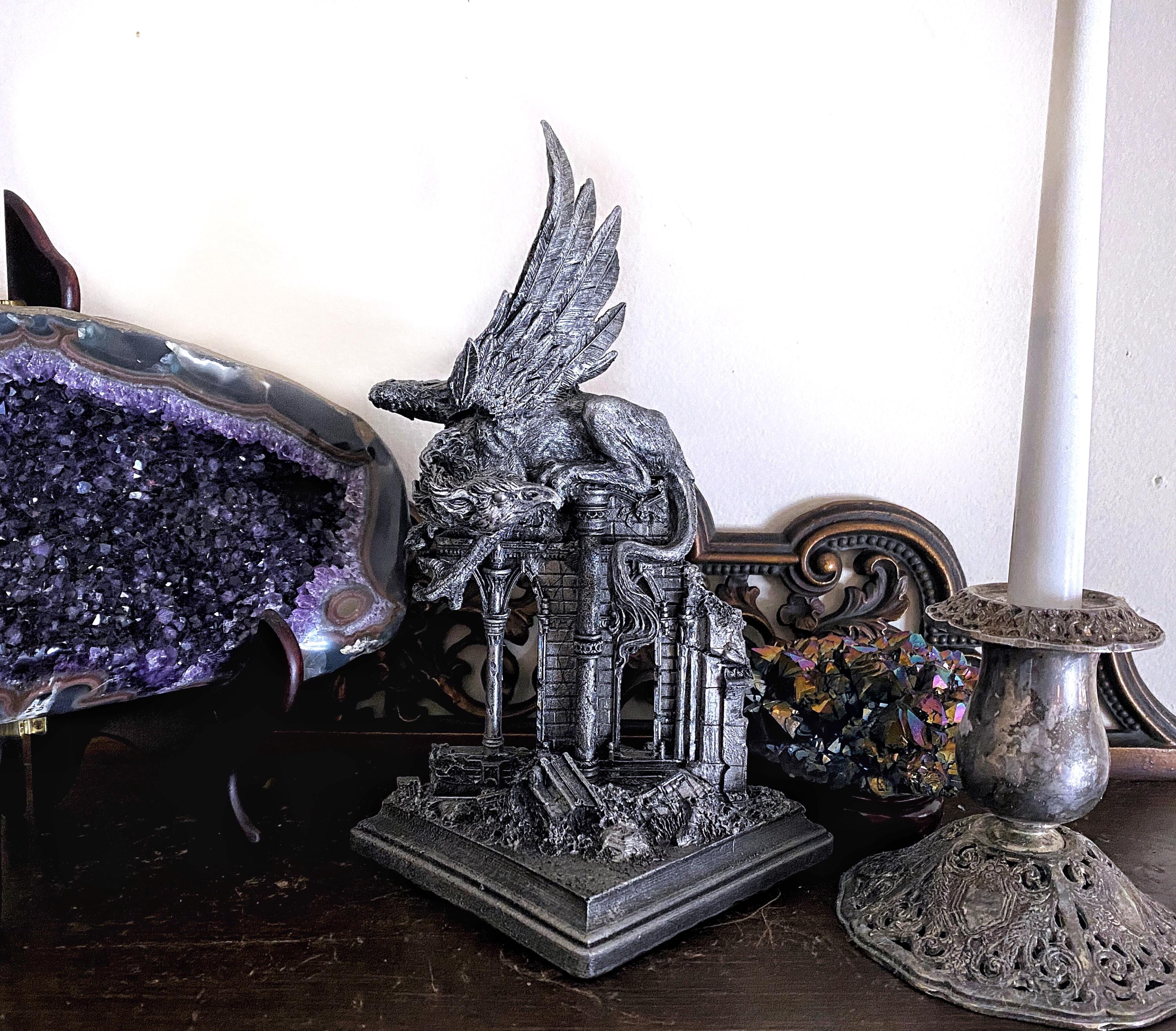 Griffin Hand-Painted Resin Figurine