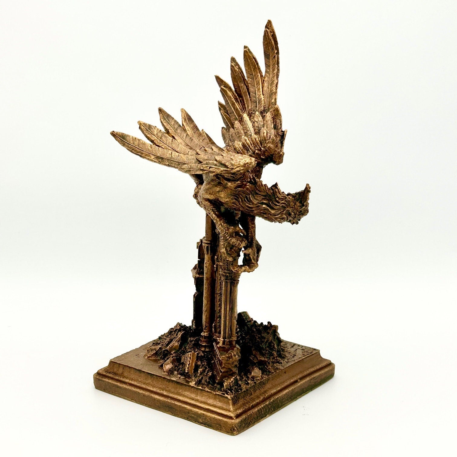 Griffin Statue — Bronze Finish