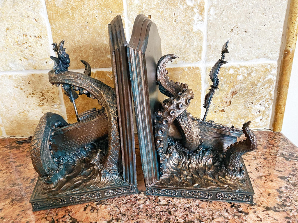 Kraken Bookends — Limited Edition