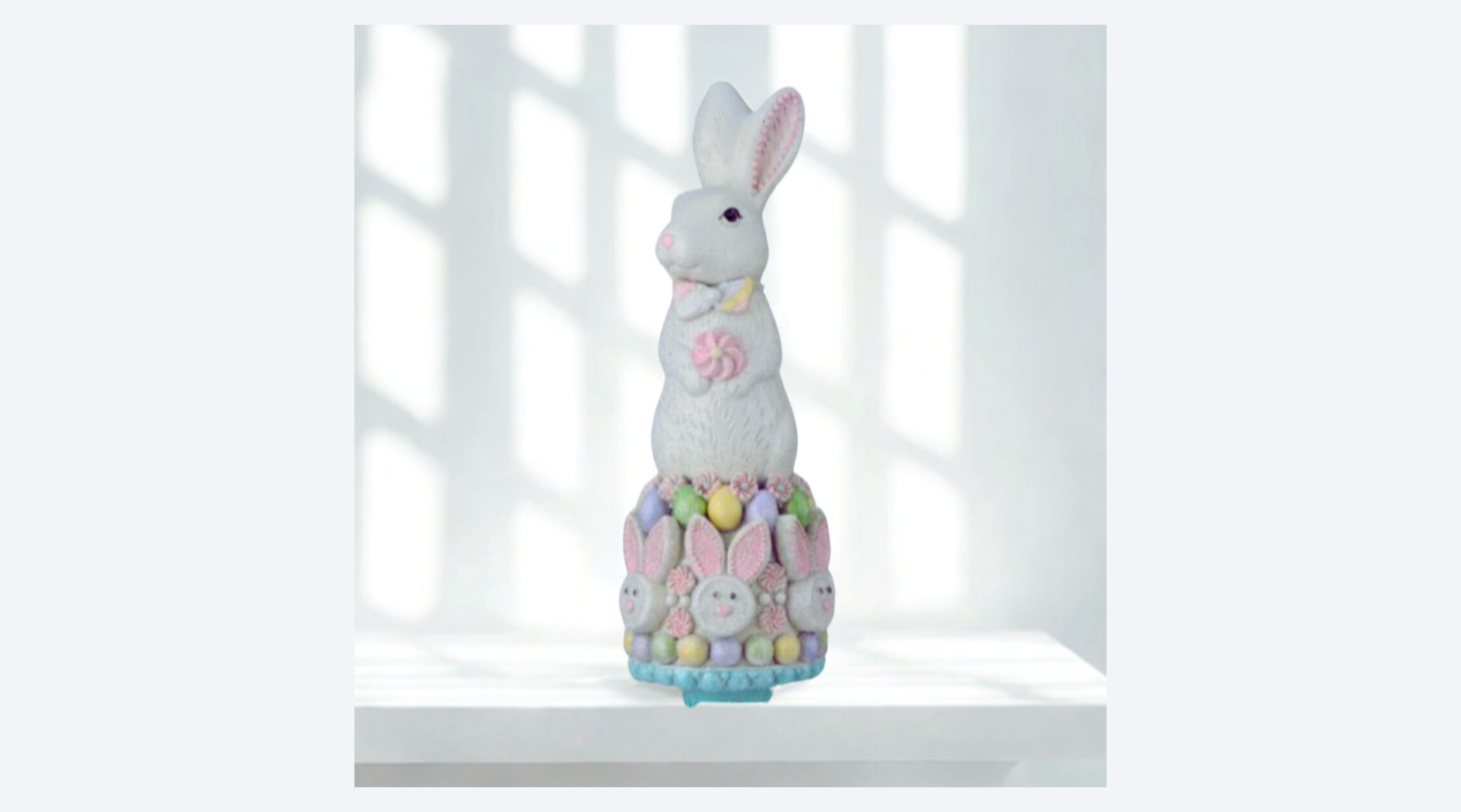 SUGARED CAKE WITH BUNNY