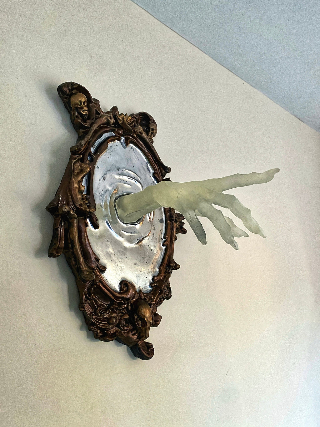 Spectral Hand Wall Plaque — Large Glow in the Dark
