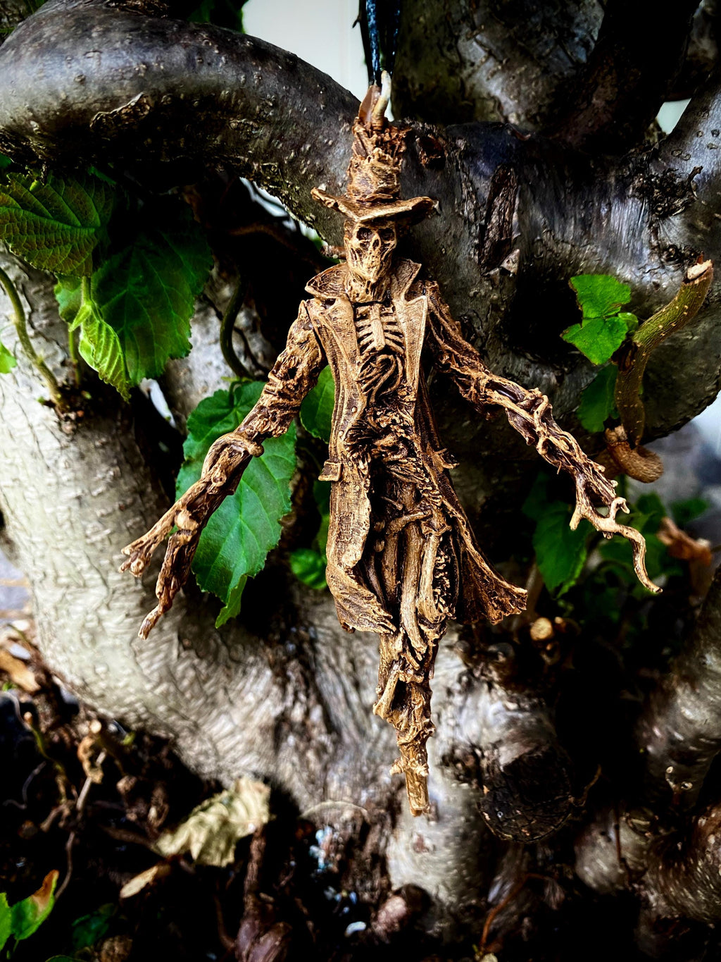 Scarecrow Hand-Painted Resin Ornament