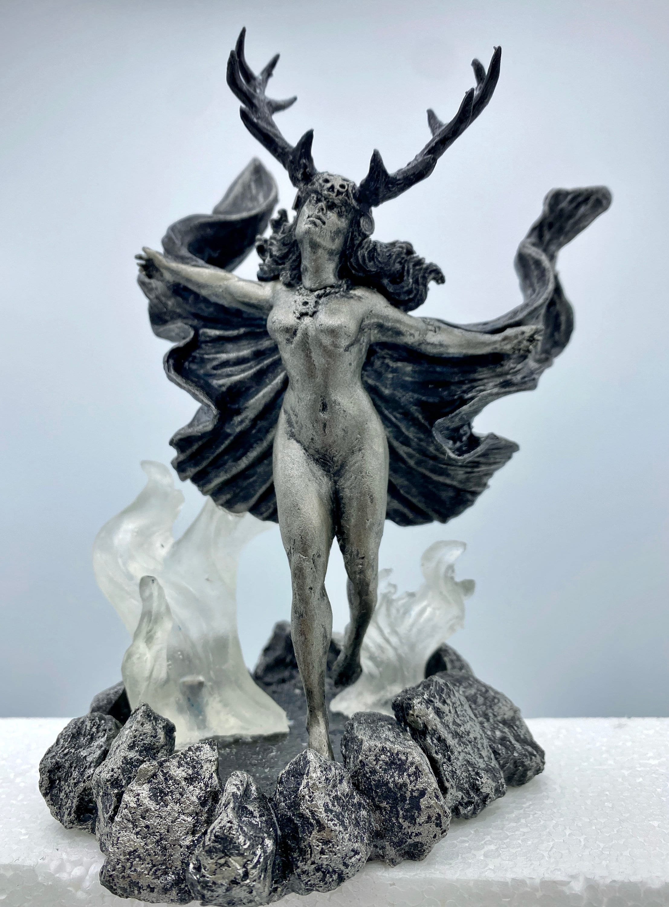 Morgan Le Fay Hand-Painted Resin Figurine