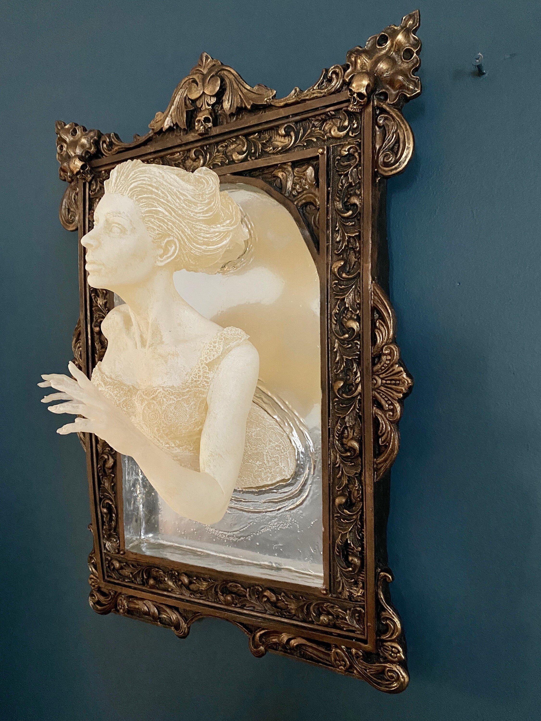 Ghost in the Mirror Wall Plaque — Glow in the Dark XL