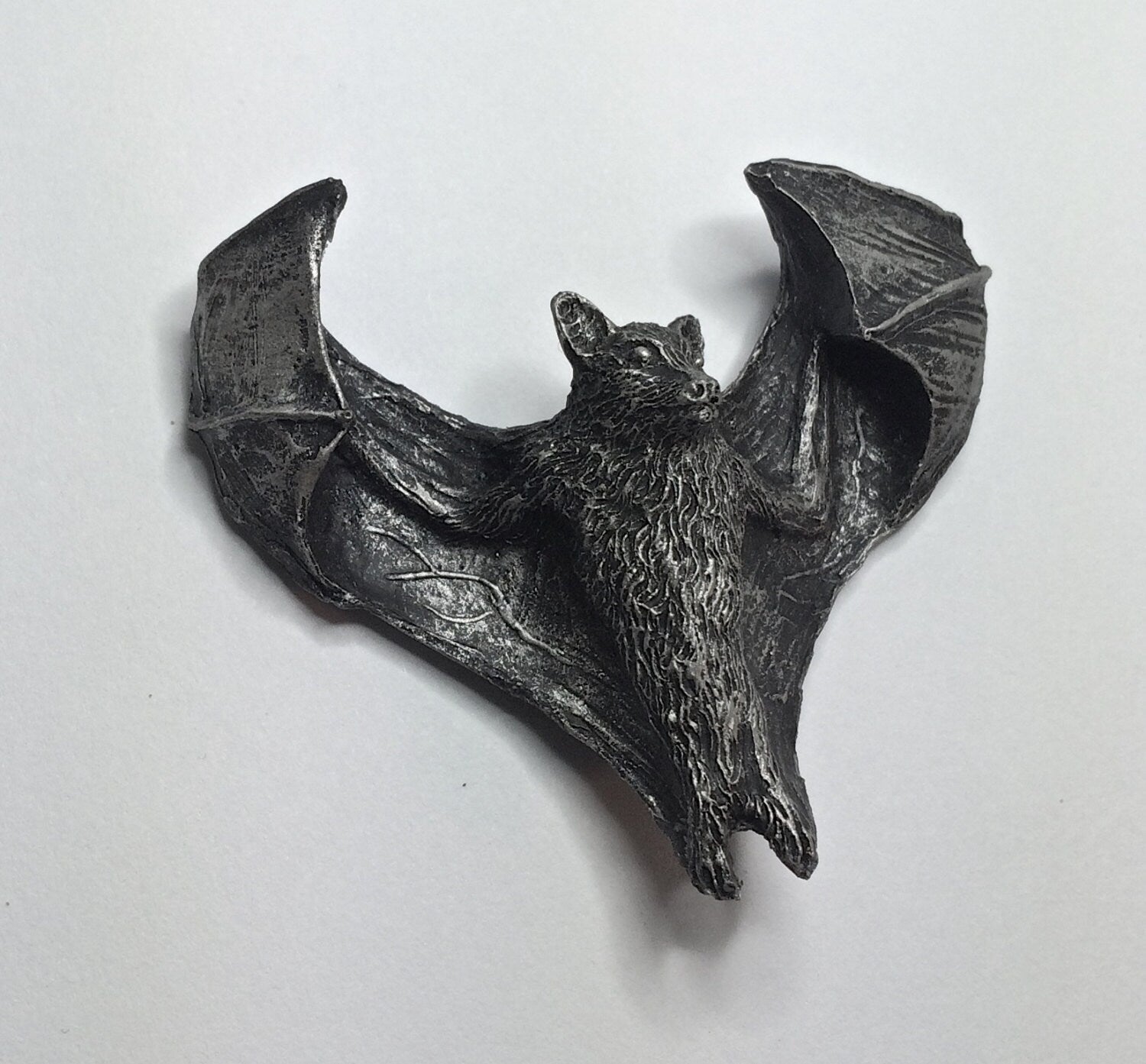 Soaring Bat Hand-Painted Resin Magnet
