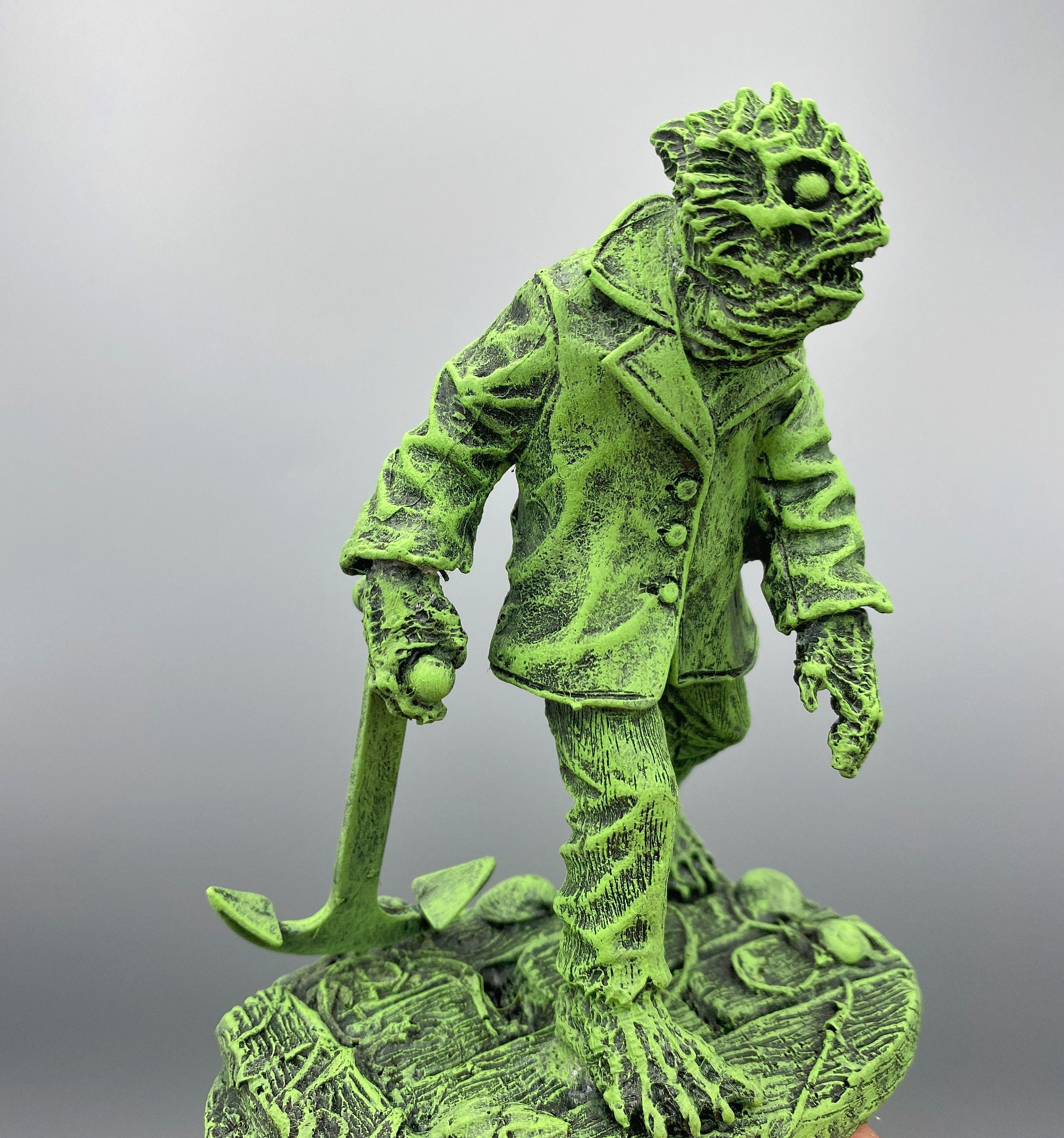 Deep One Hand-Painted Resin Figurine