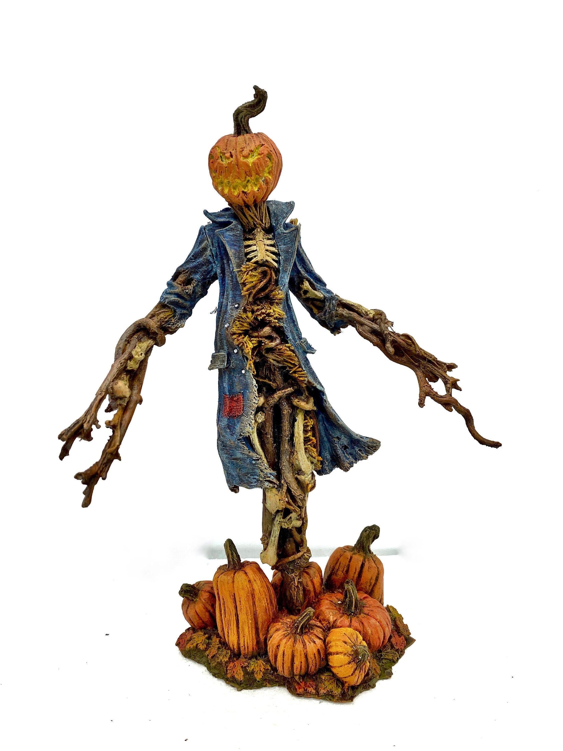 Scarecrow Hand-Painted Resin Figurine — Version 2
