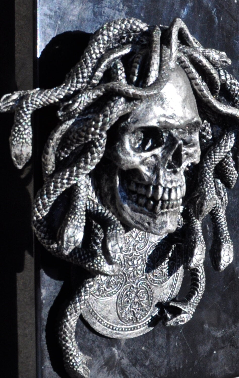 Medusa Skull Wall Plaque