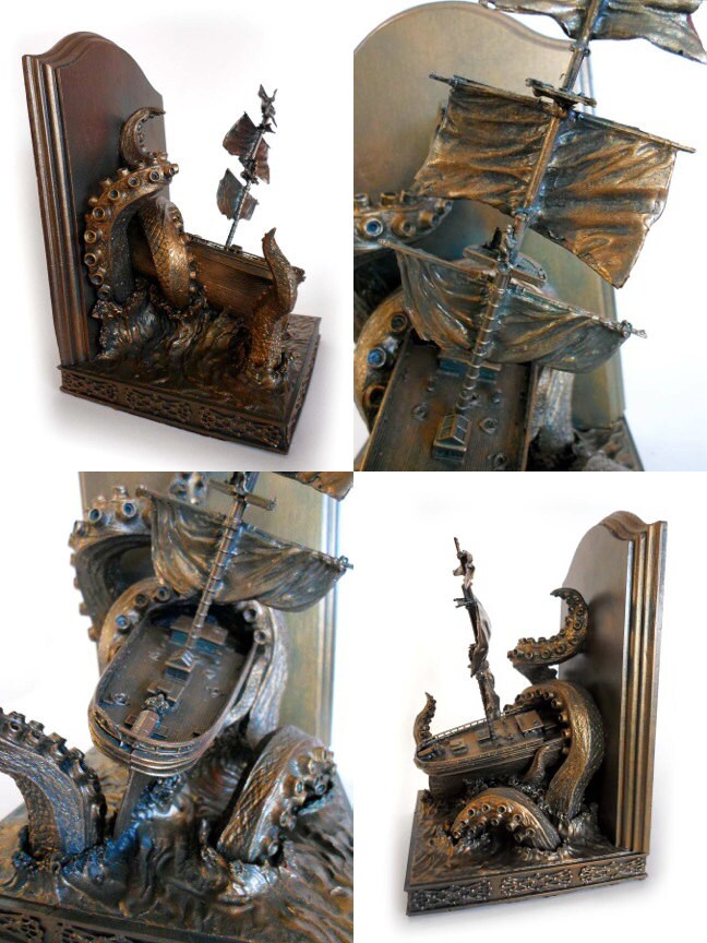 Kraken Bookends — Limited Edition