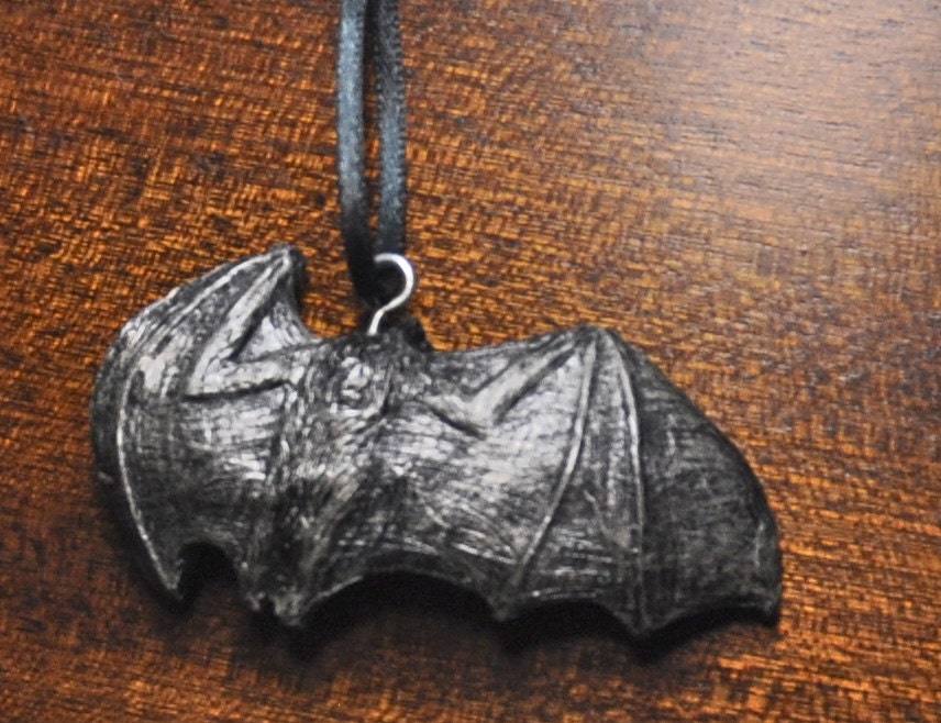 Flying Fruit Bat Hand-Painted Resin Ornament