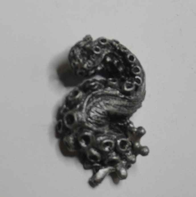 Kraken Tentacle Magnet — Pewter Finish