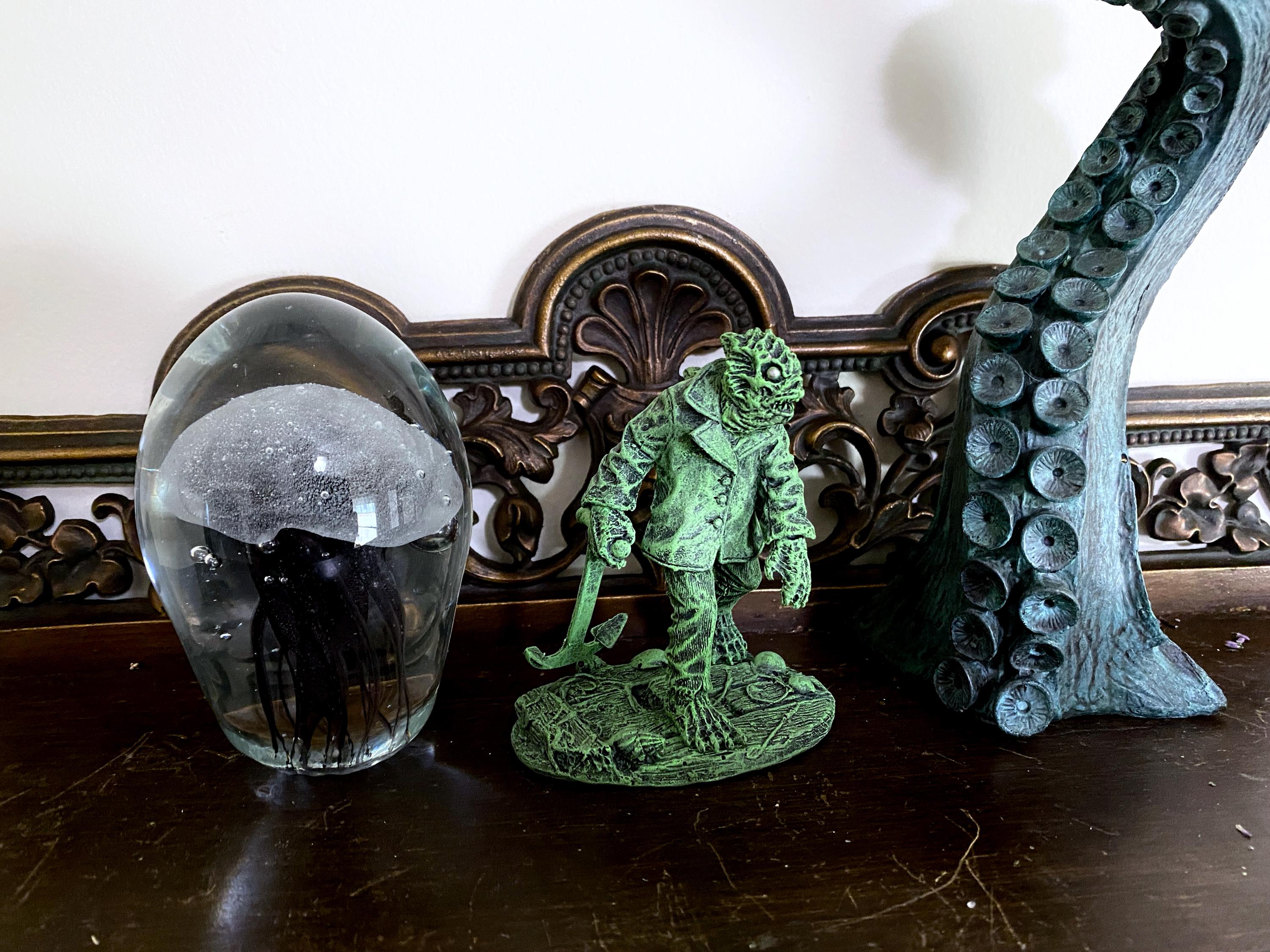 Deep One Hand-Painted Resin Figurine