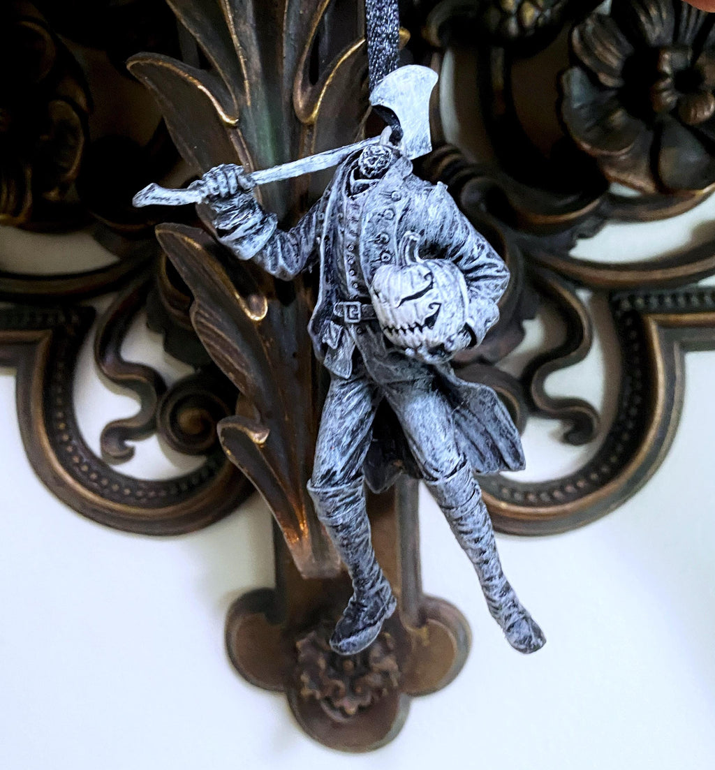 Headless Horseman Hand-Painted Resin Ornament