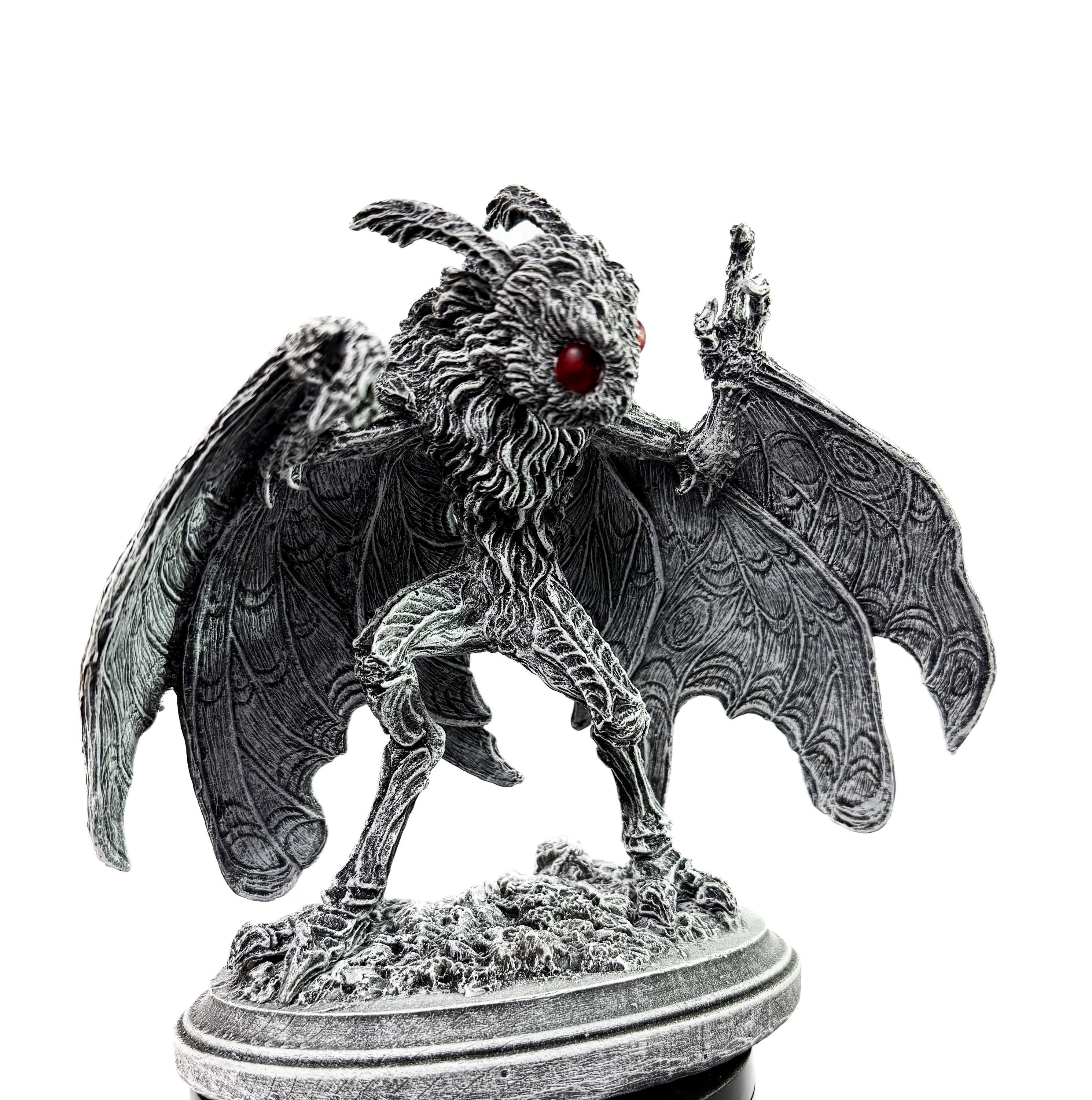 Mothman Hand-Painted Resin Figurine
