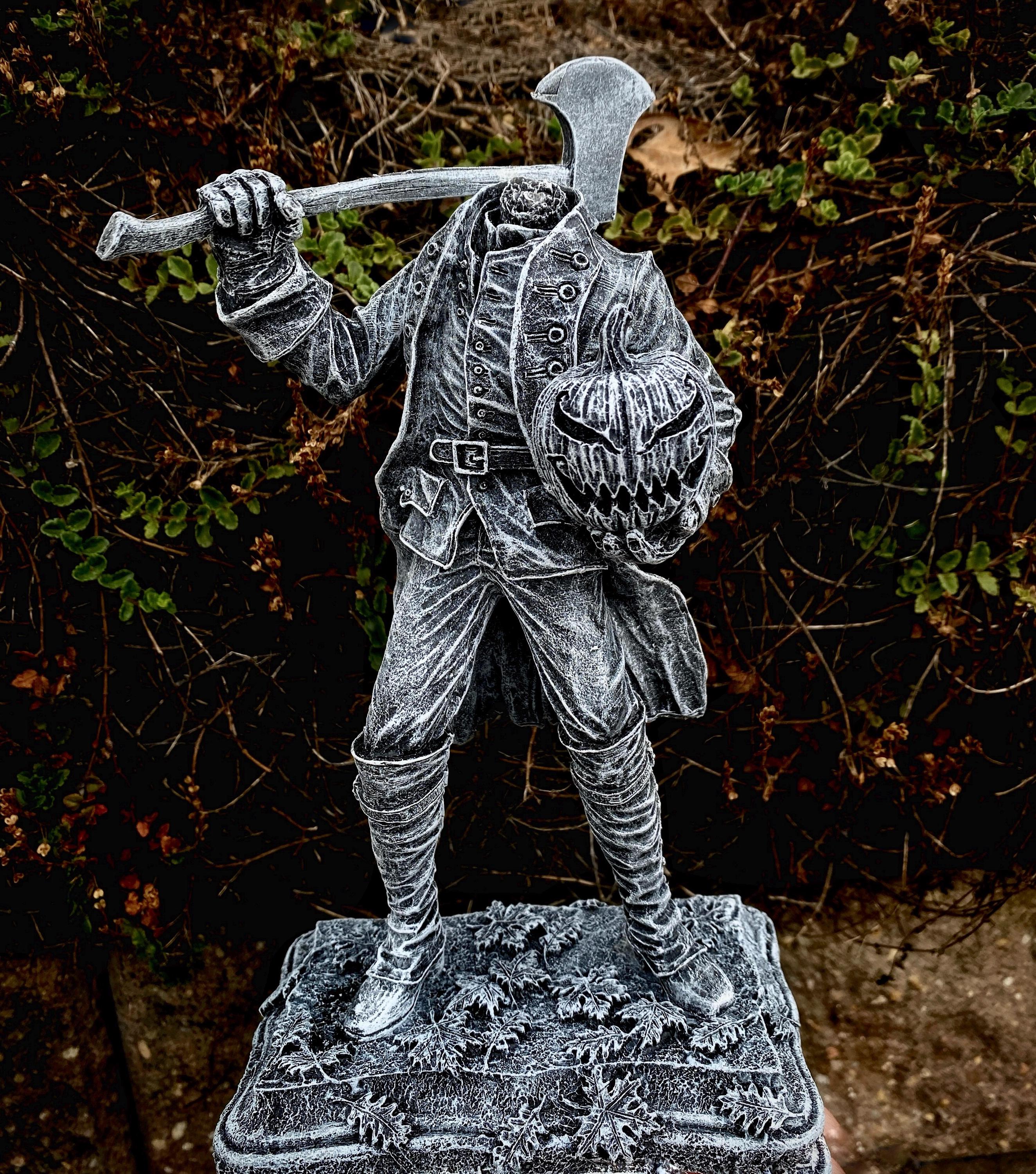 Headless Horseman Hand-Painted Resin Figurine