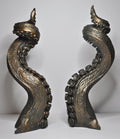 Tentacle Candlestick Holders — Pair