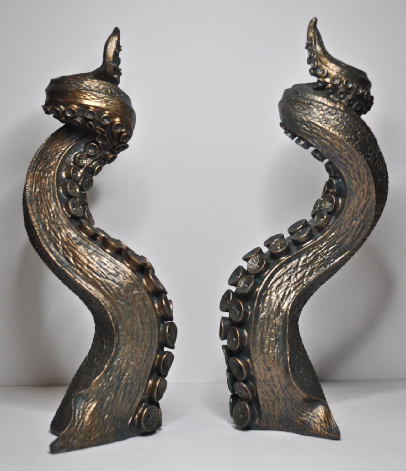Tentacle Candlestick Holders — Pair