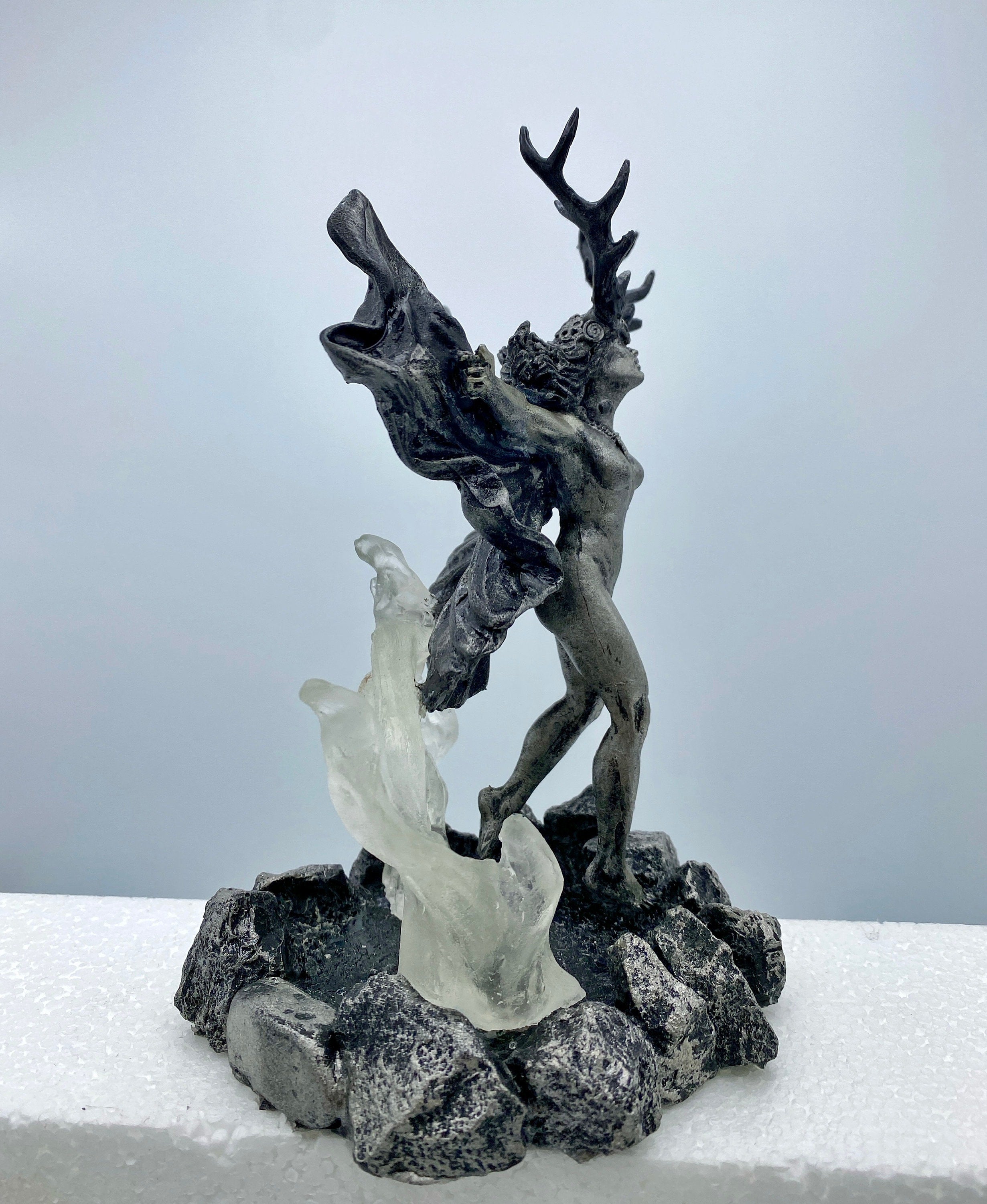 Morgan Le Fay Hand-Painted Resin Figurine