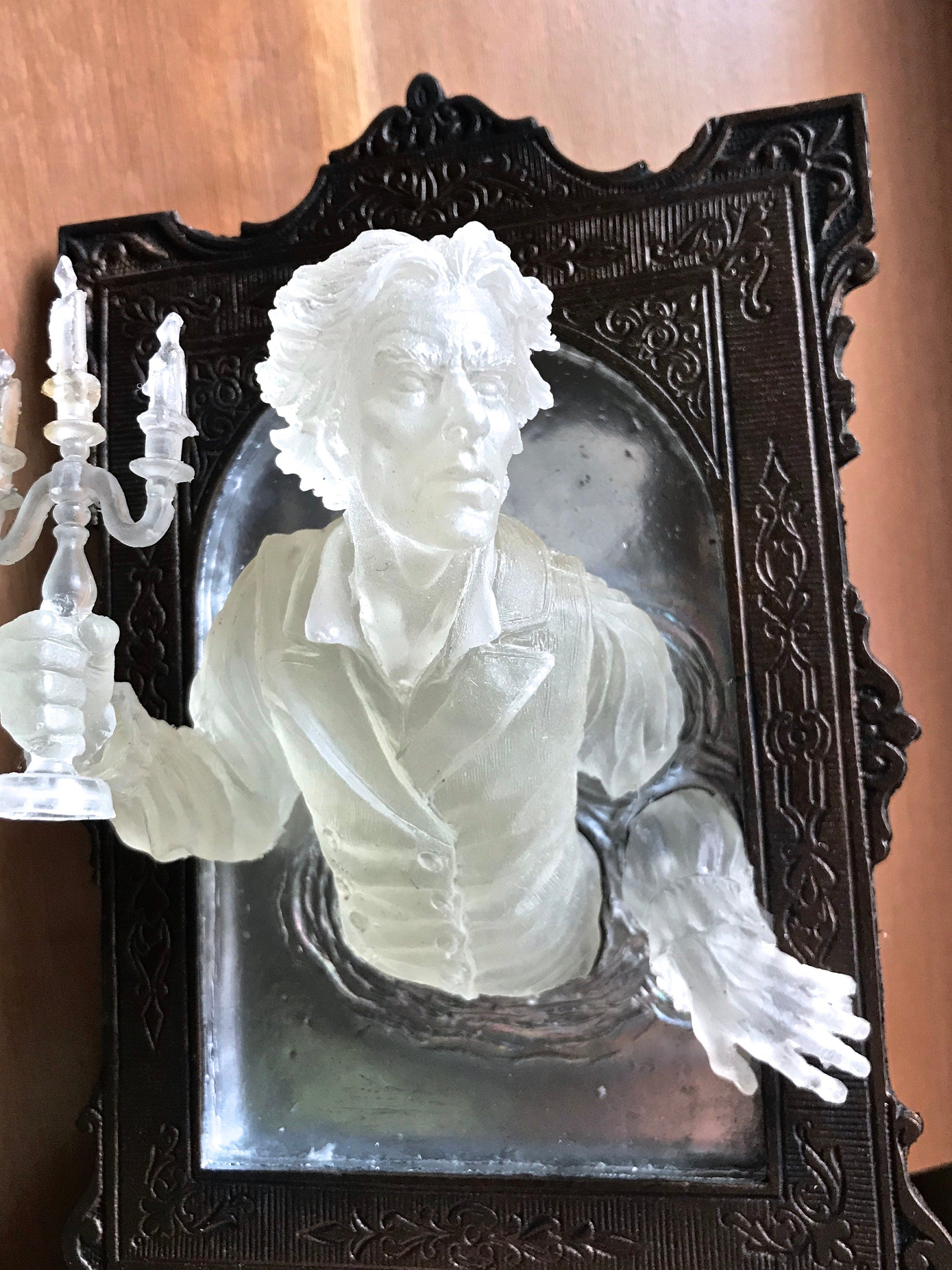 Gentleman Ghost in the Mirror Wall Plaque — Glow in the Dark