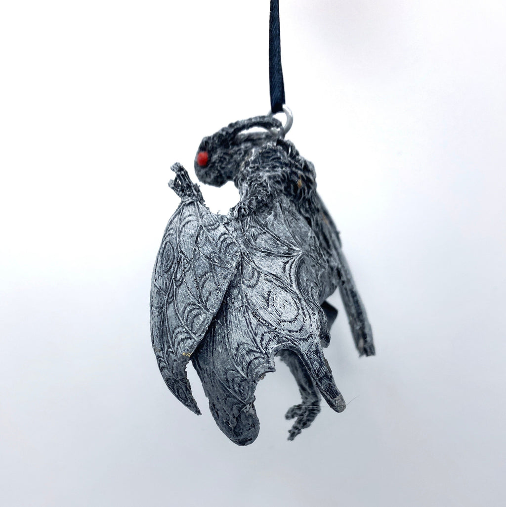 Mothman Hand-Painted Resin Ornament