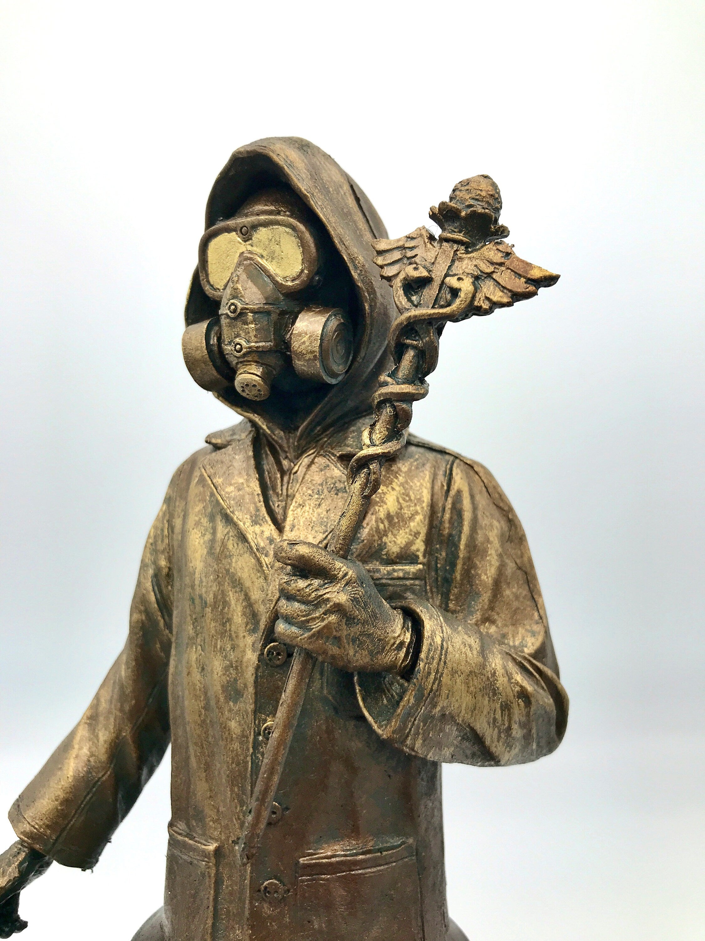 Healthcare Worker Bust — Bronze Finish