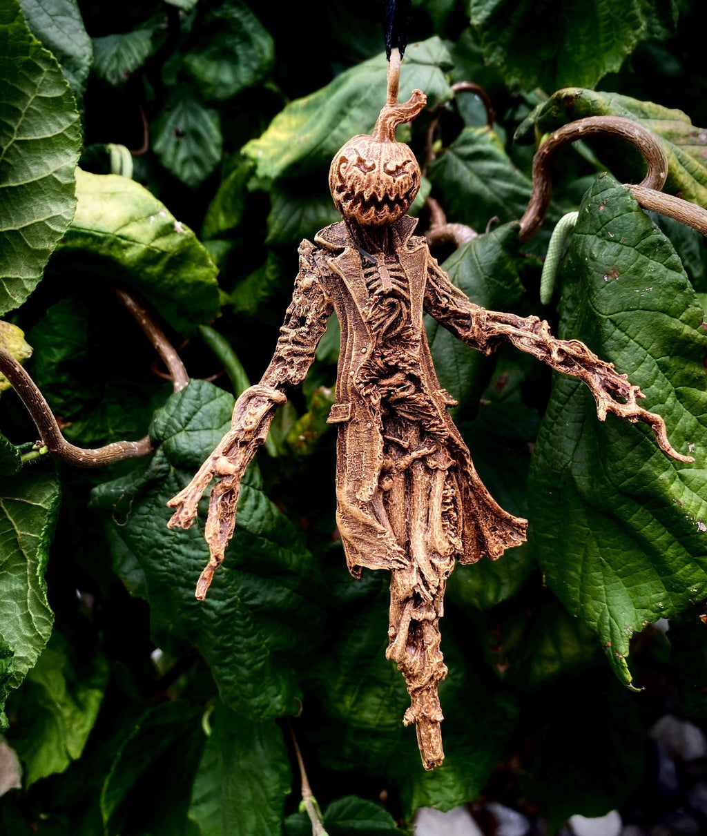 Scarecrow Ornament — Jack O’ Lantern Version