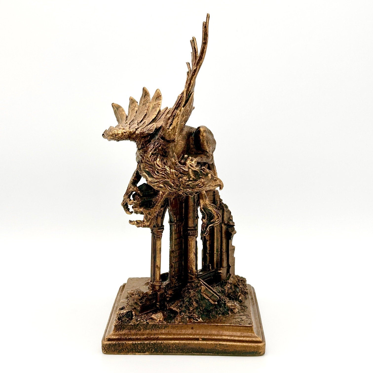 Griffin Statue — Bronze Finish