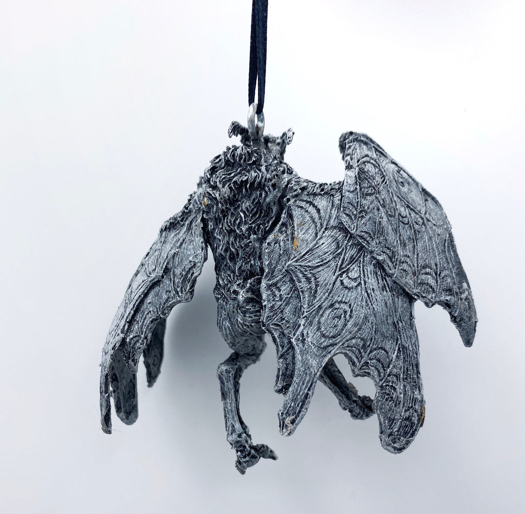 Mothman Hand-Painted Resin Ornament