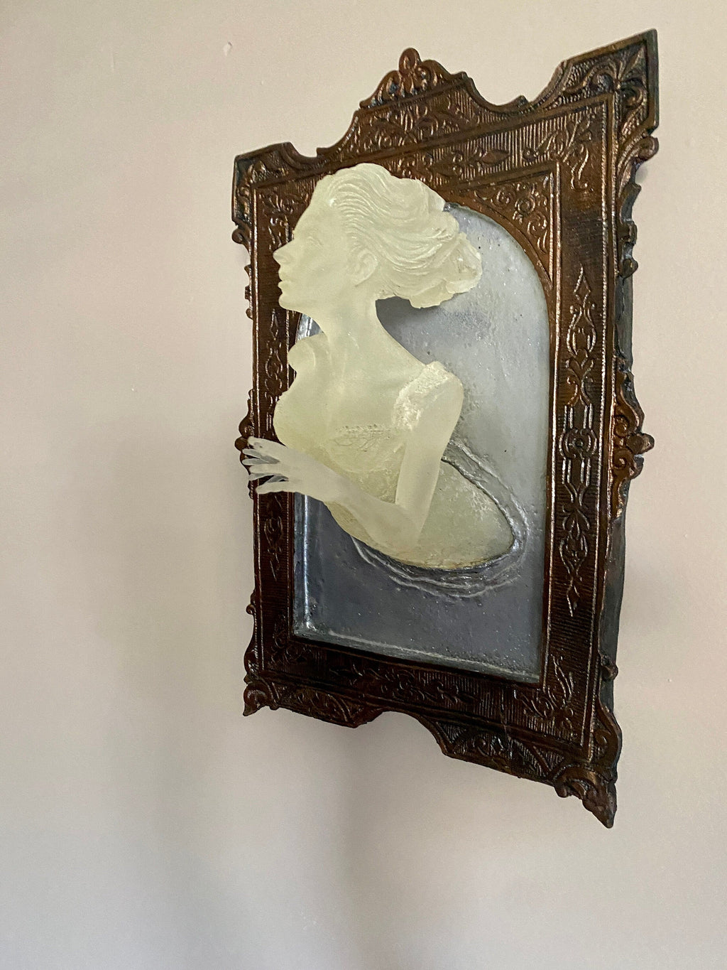 Ghost in the Mirror Wall Plaque — Glow in the Dark Large