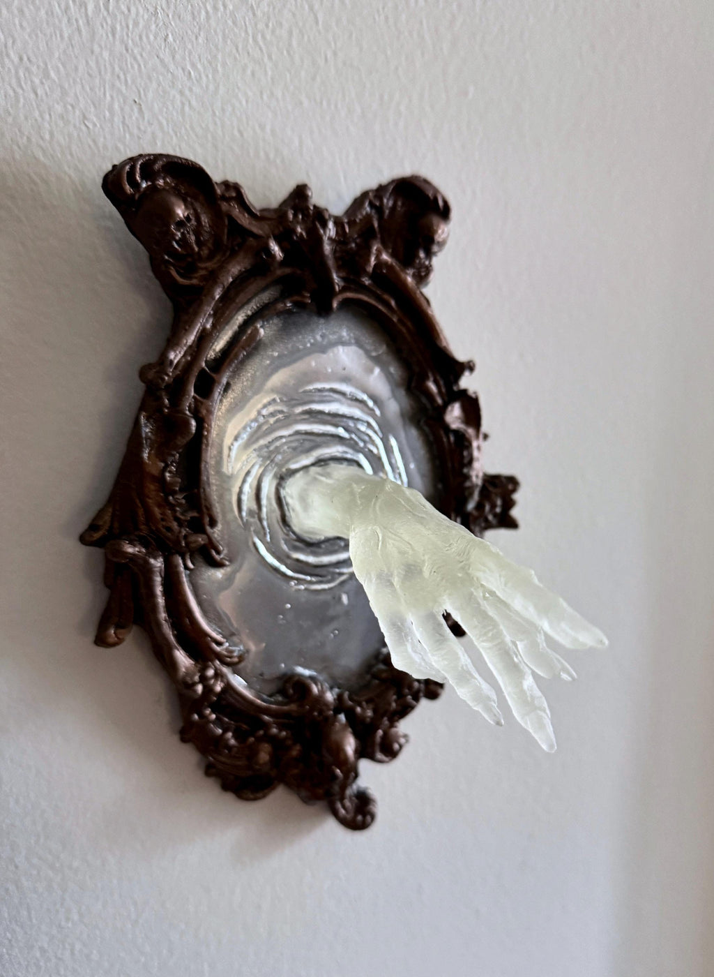 Spectral Hand Wall Plaque — Glow in the Dark