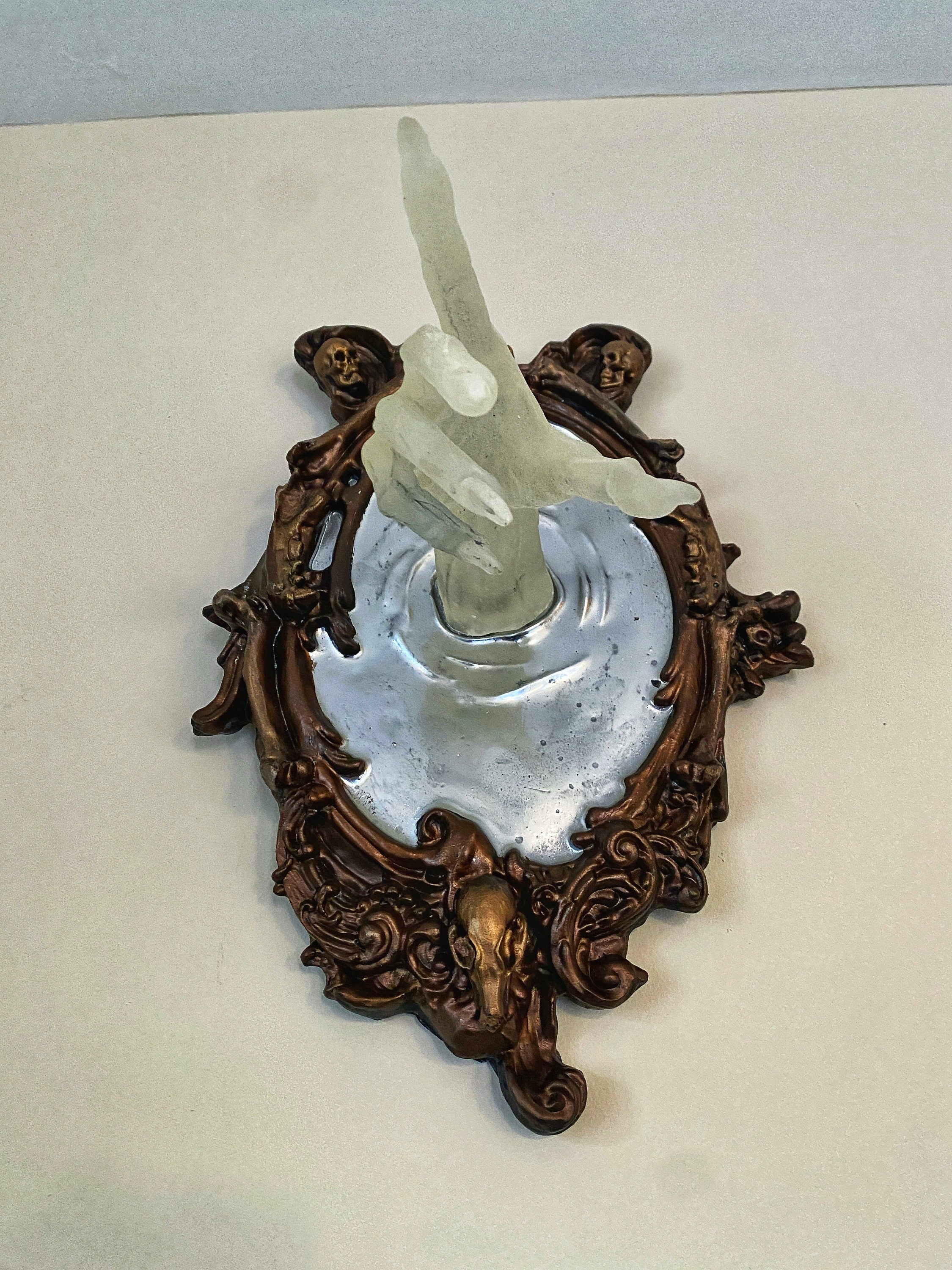 Spectral Hand Wall Plaque — Large Glow in the Dark