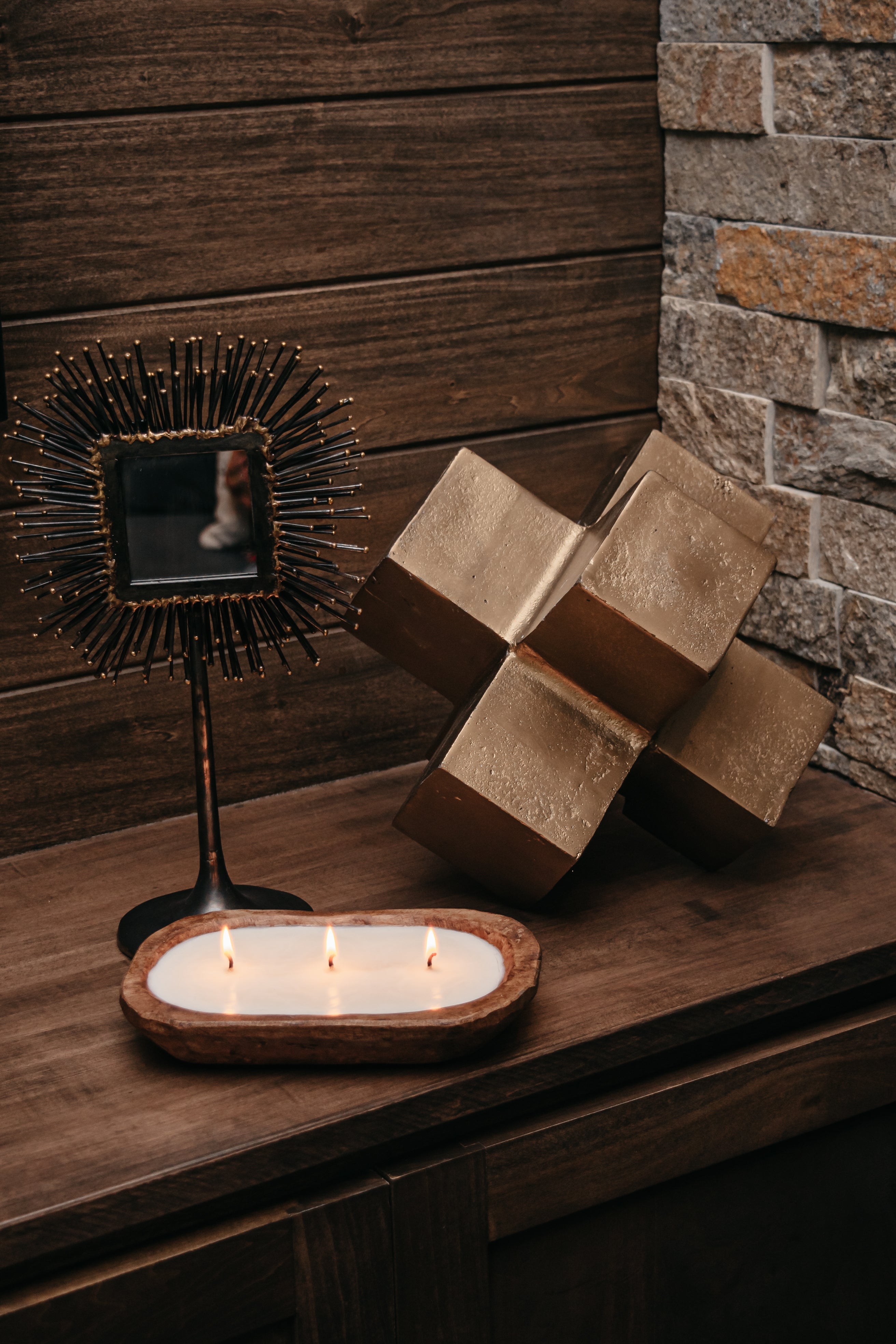 3-Wick Dough Bowl Candle- Farmhouse Scent