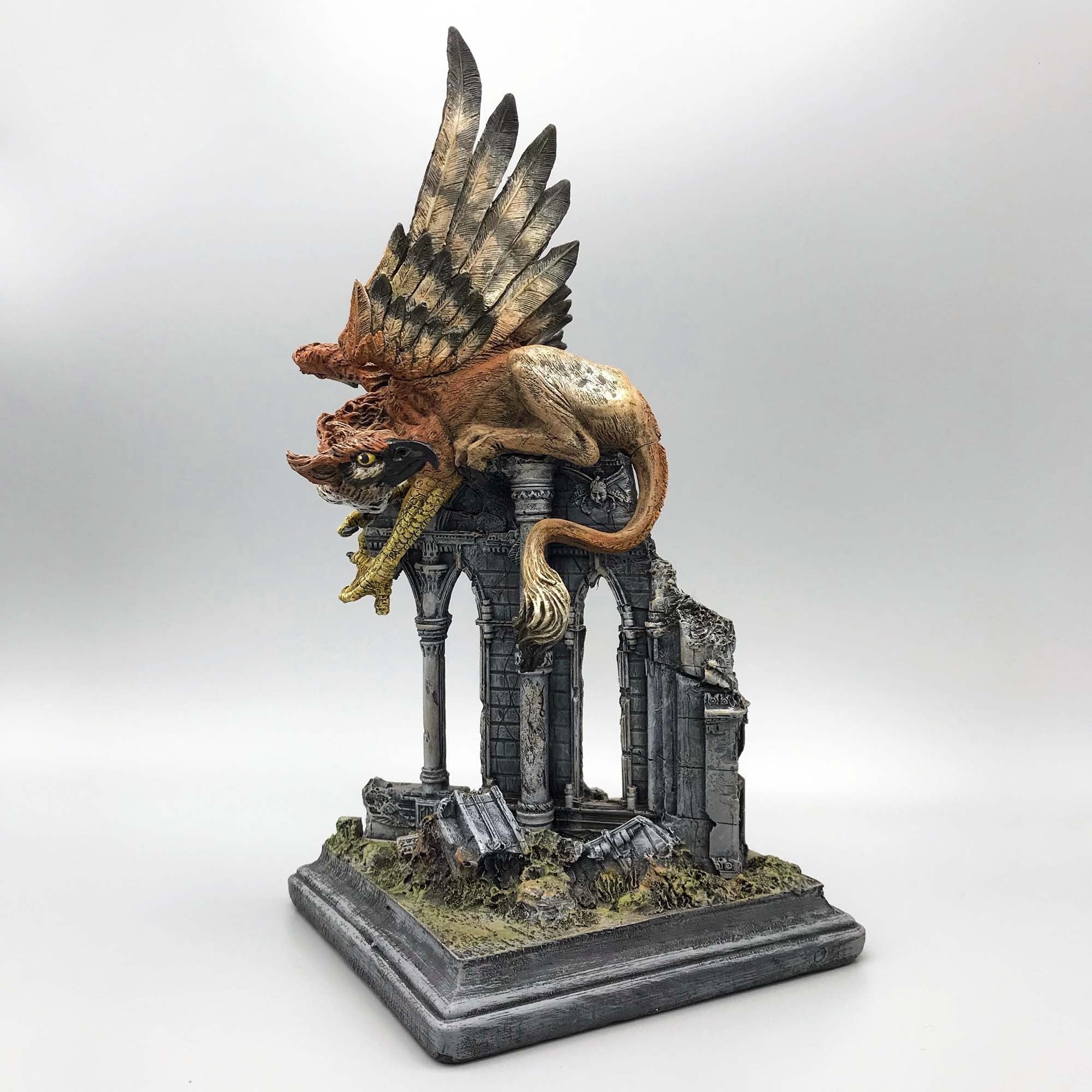 Griffin Hand-Painted Resin Figurine — Full Color
