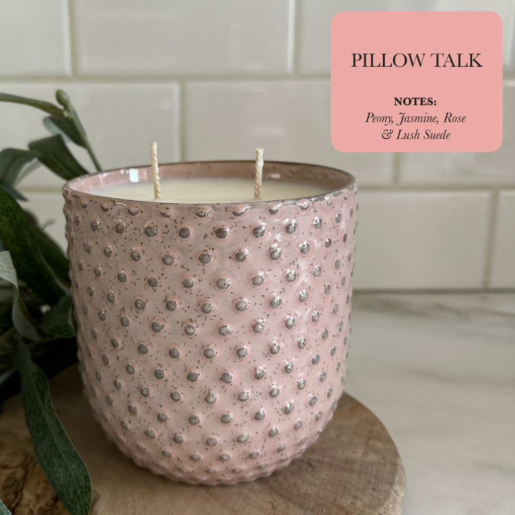 Spring Home Decor Dusty Pink Limited Edition Soy Candle