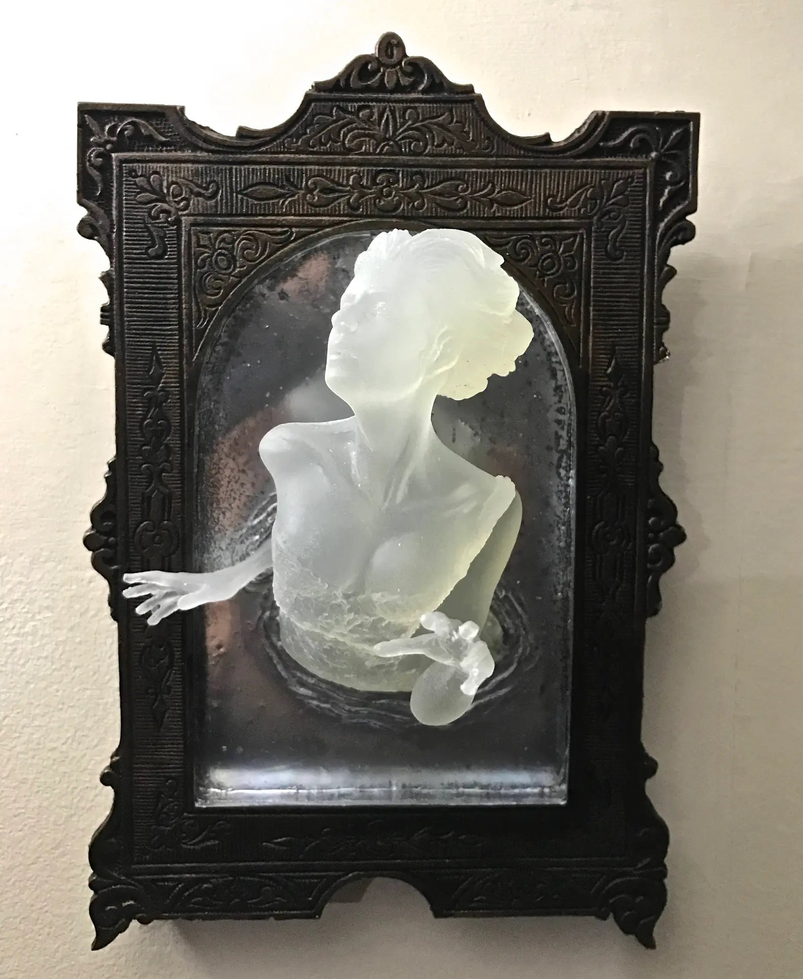 Ghost in the Mirror Wall Plaque — Glow in the Dark