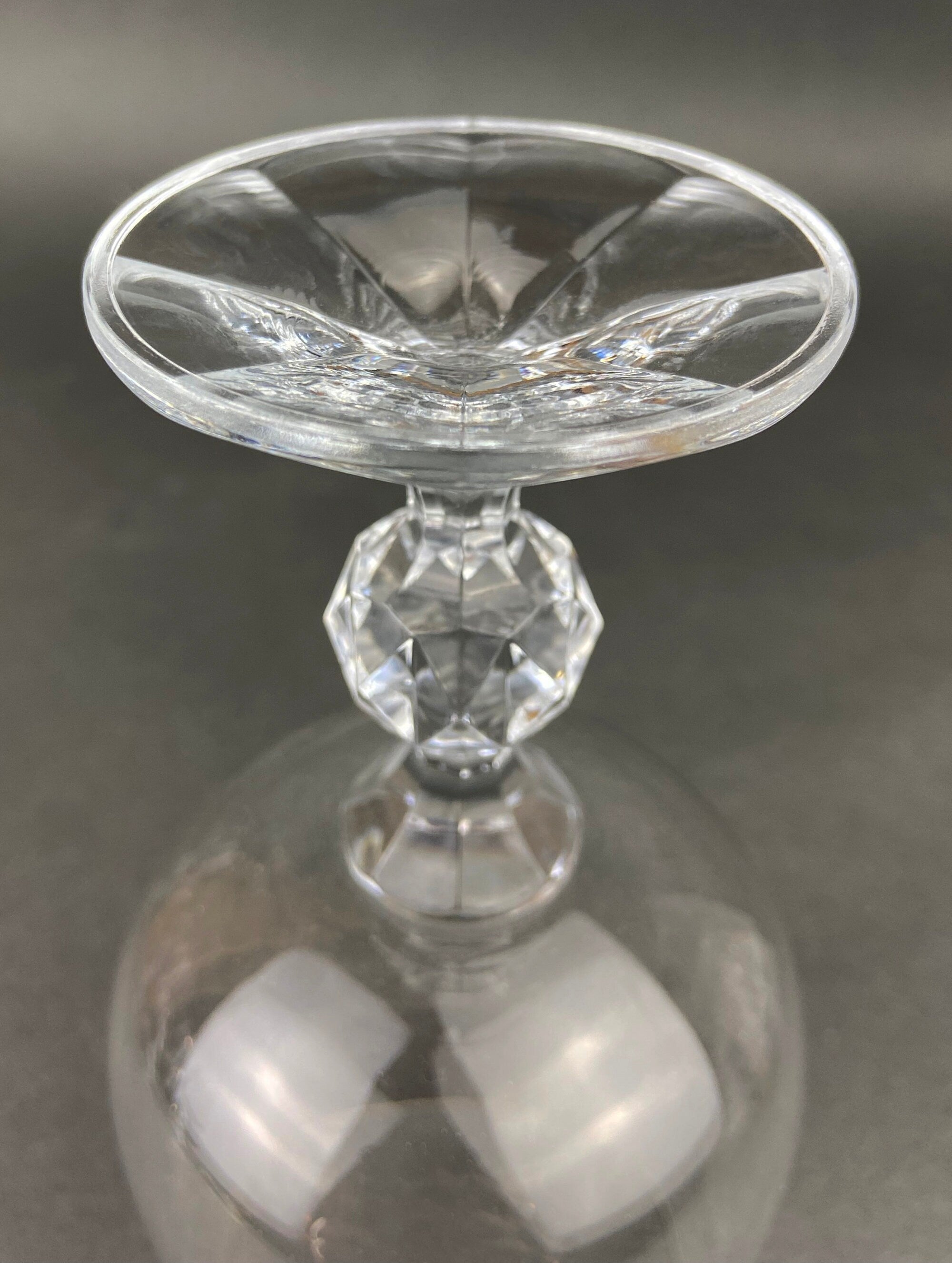 Vintage Bohemian Crystal Goblets, Queen's Lace Etched Stemware, Set of 6
