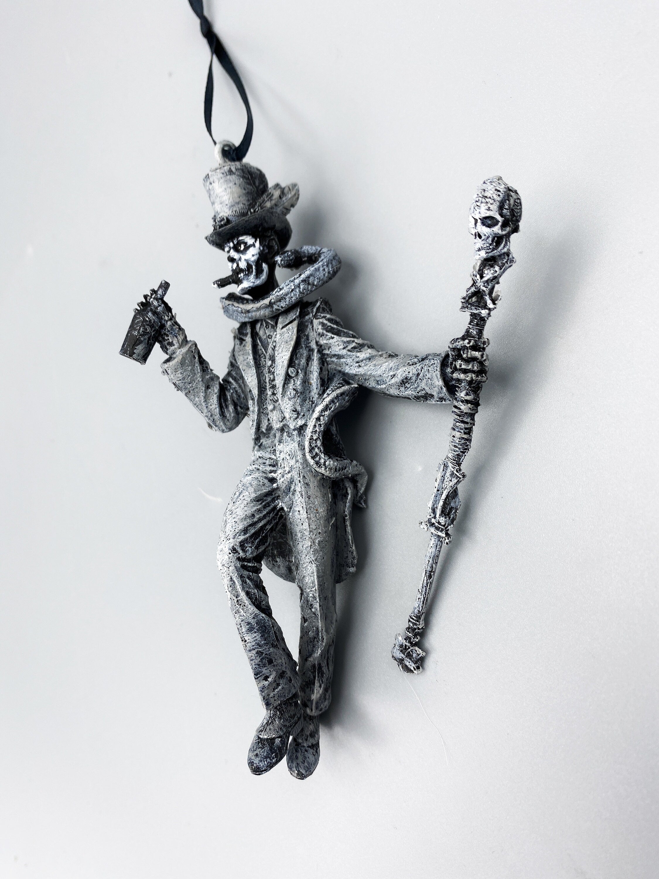 Baron Samedi Hand-Painted Resin Ornament