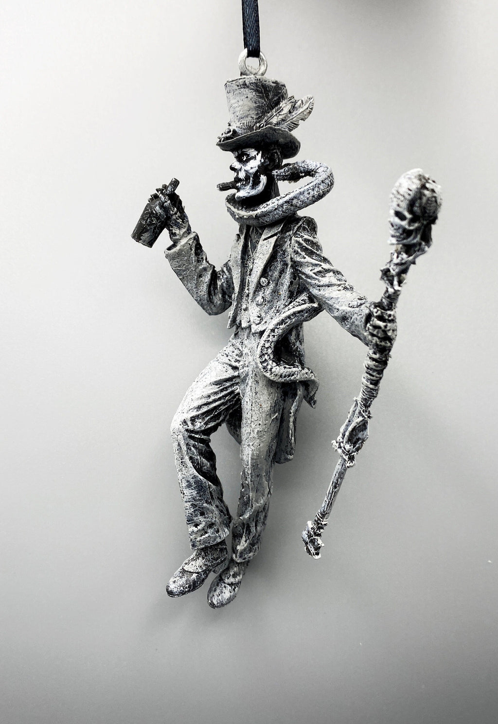Baron Samedi Hand-Painted Resin Ornament