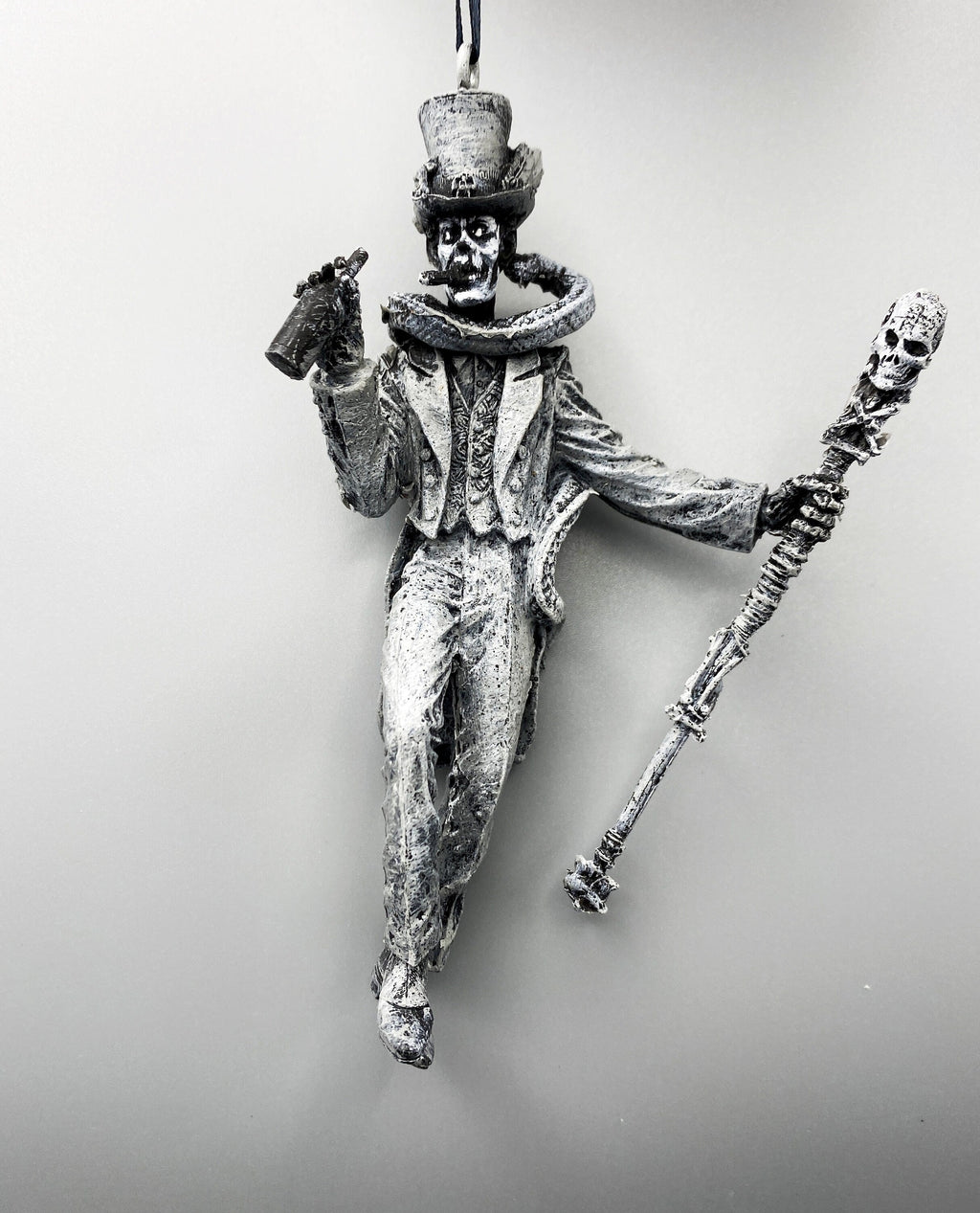 Baron Samedi Hand-Painted Resin Ornament