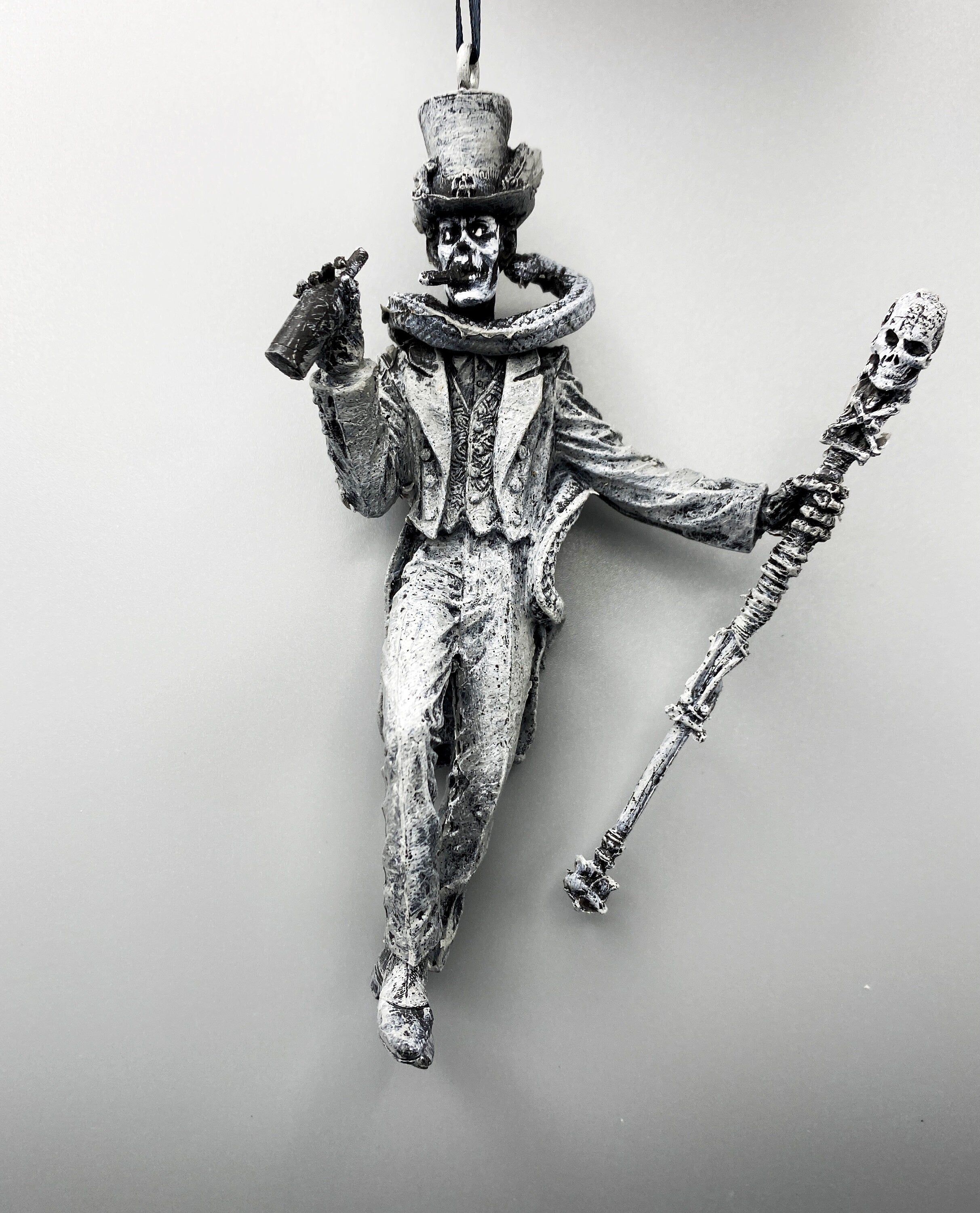 Baron Samedi Hand-Painted Resin Ornament