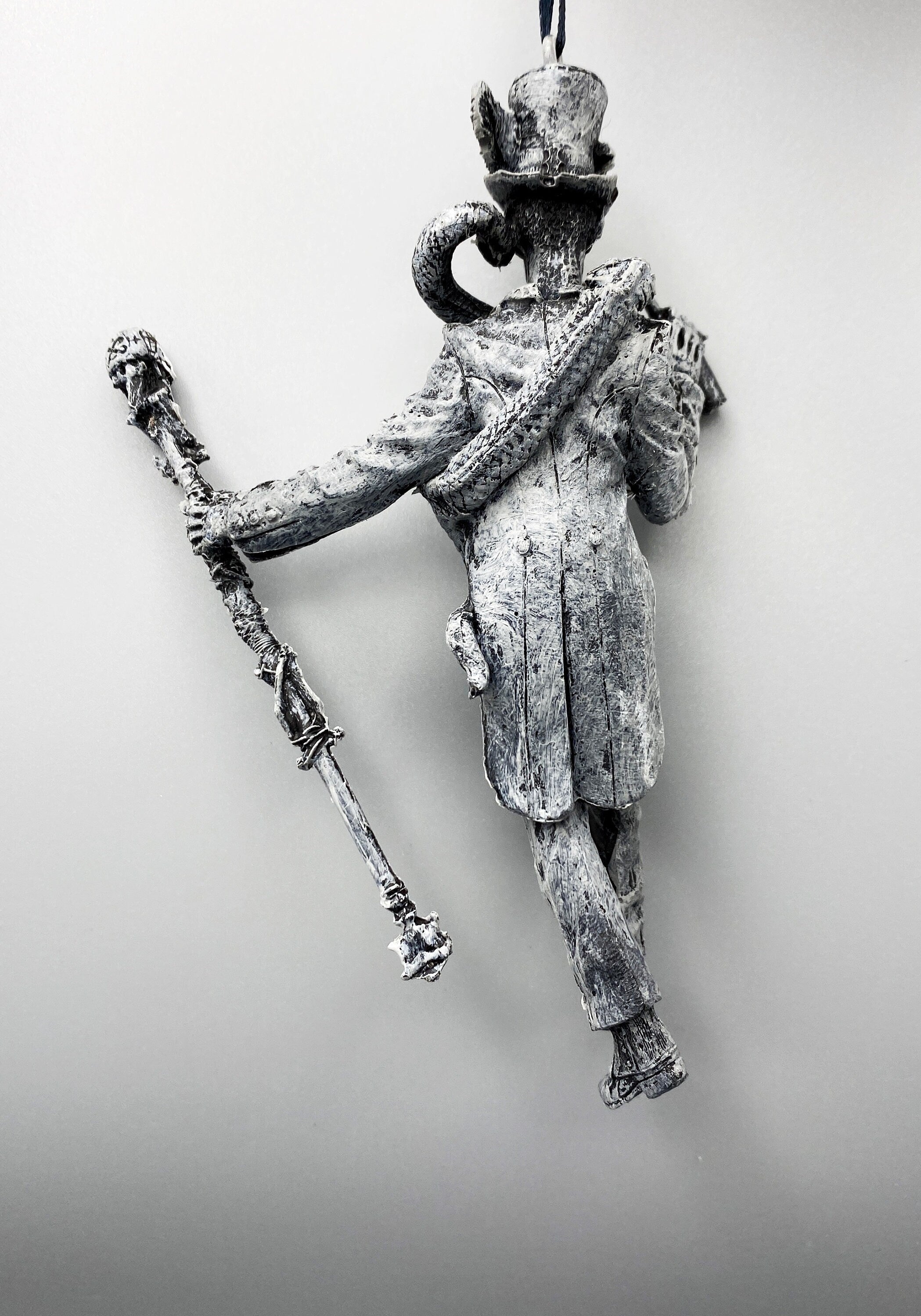 Baron Samedi Hand-Painted Resin Ornament