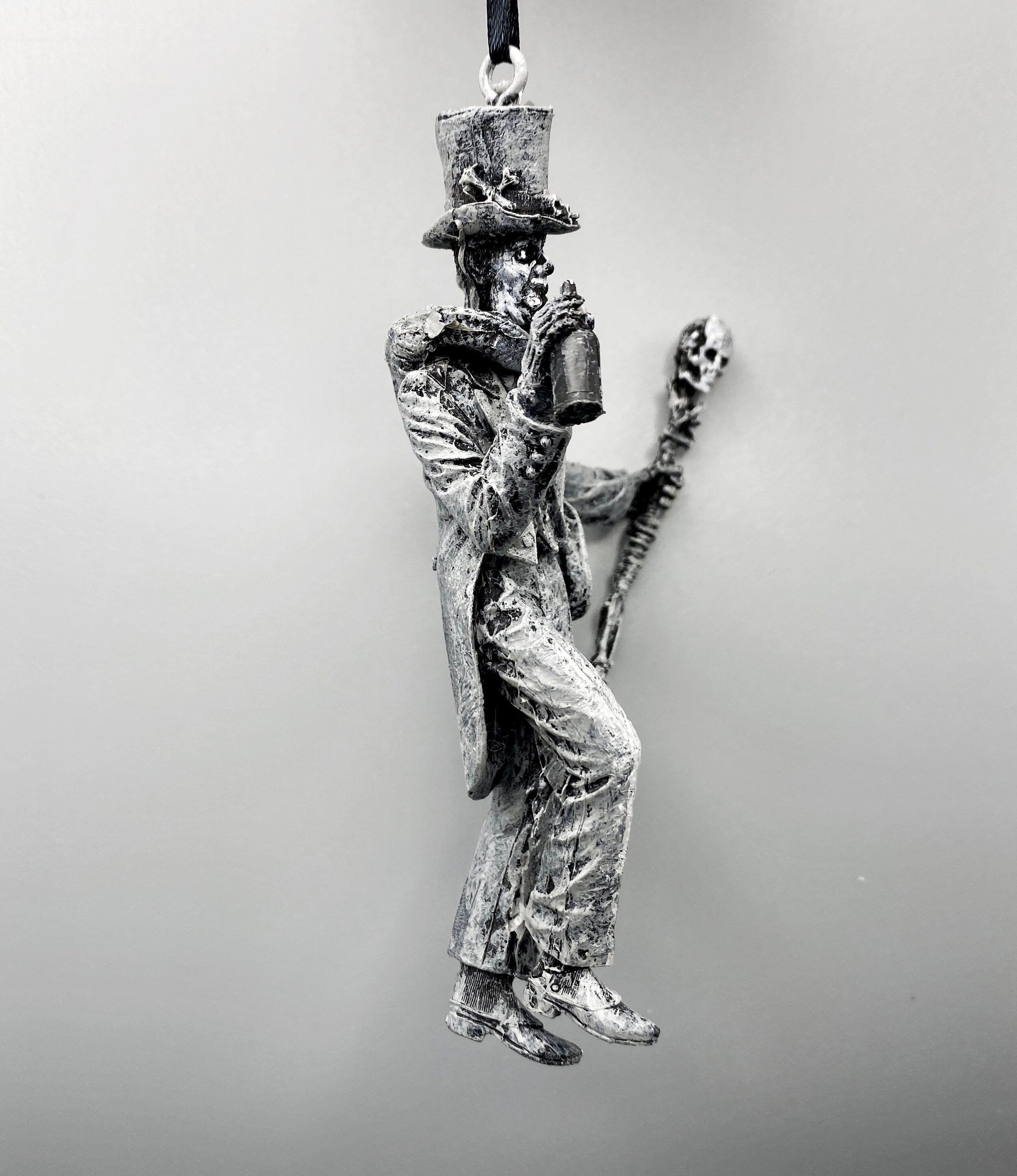 Baron Samedi Hand-Painted Resin Ornament