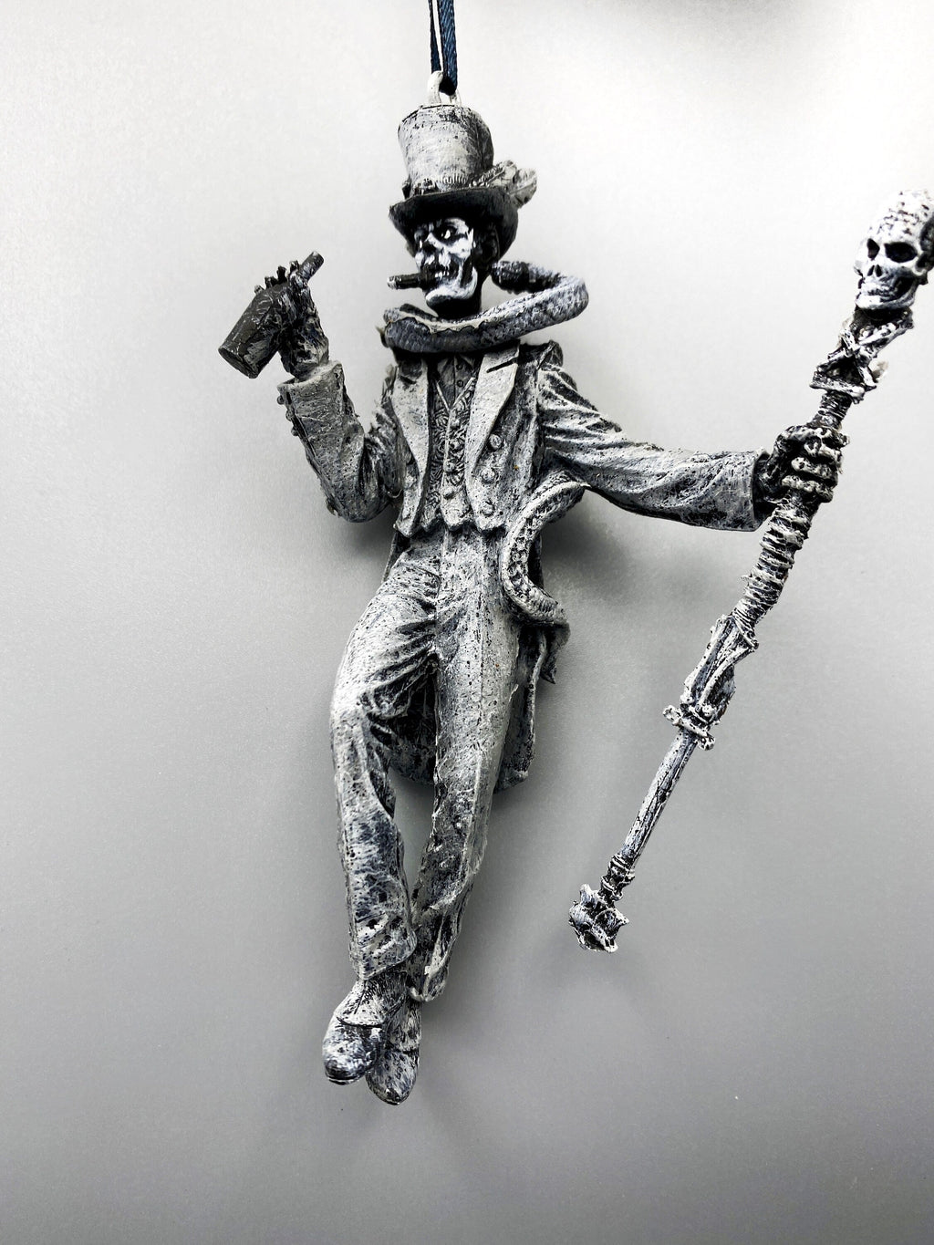 Baron Samedi Hand-Painted Resin Ornament