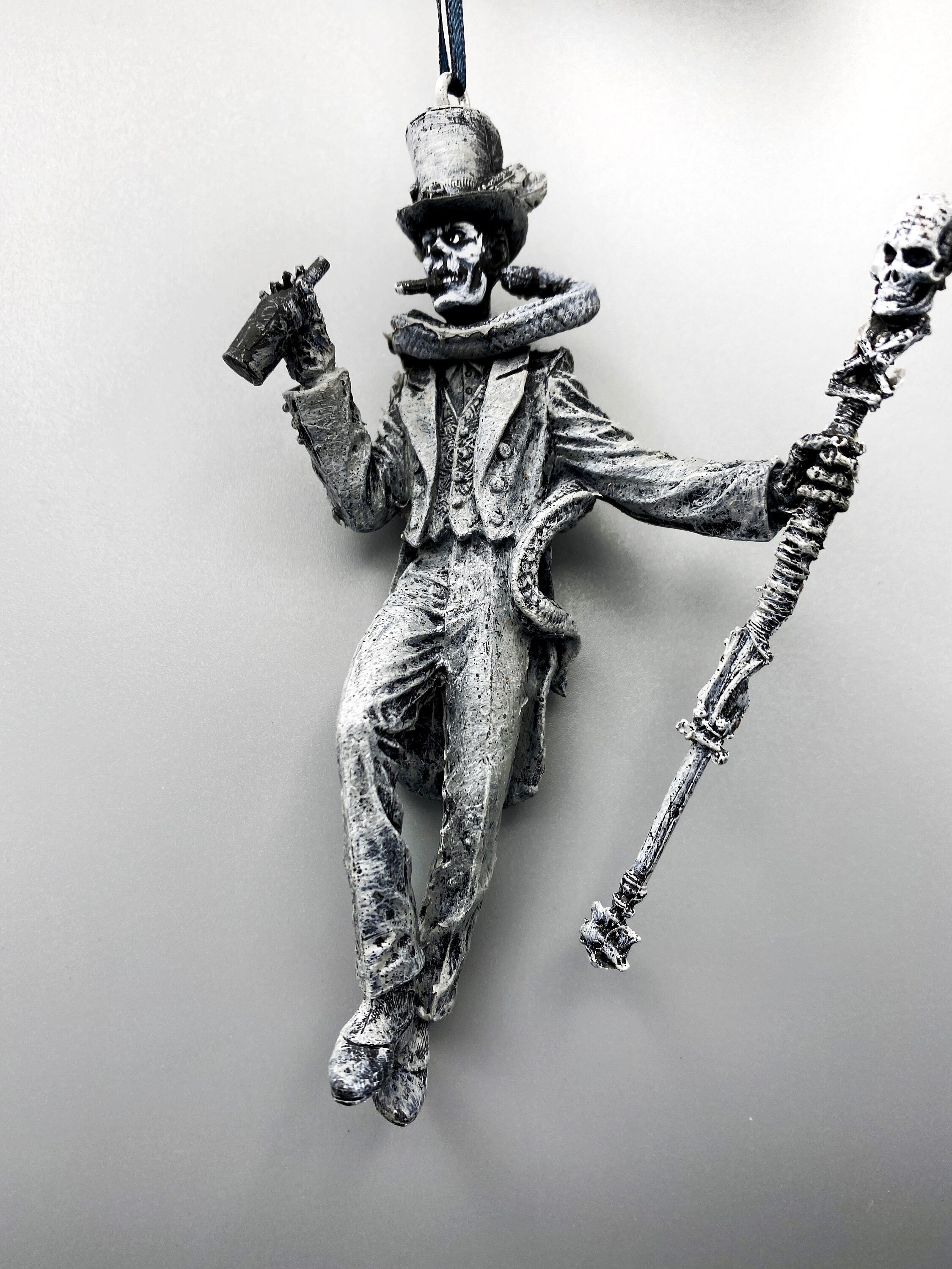 Baron Samedi Hand-Painted Resin Ornament