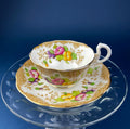 Vintage Royal Albert Tea Cup and Saucer, Flower Garland Crown China